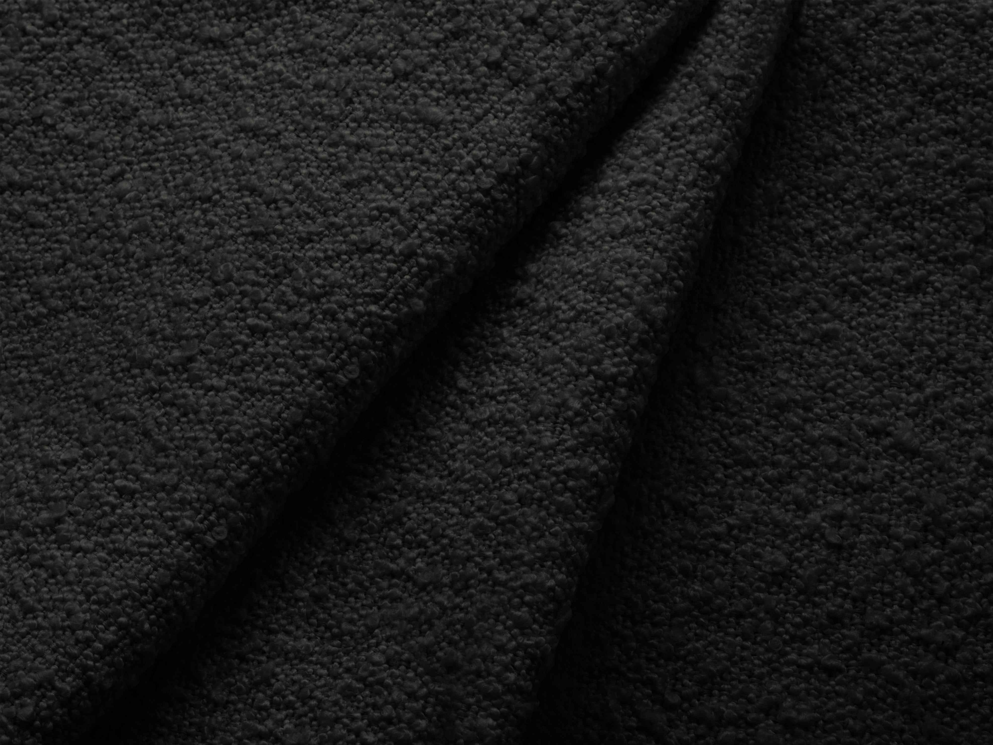 Armchair / module MILEY black boucle