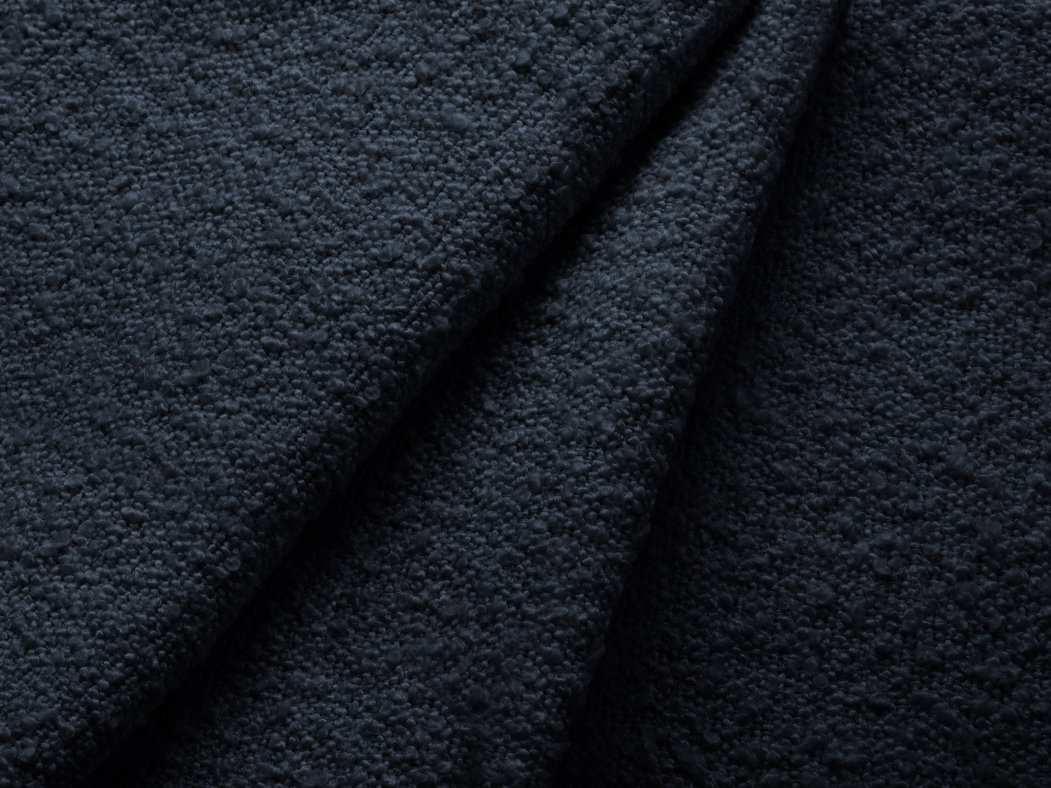 Armchair / module MILEY dark blue boucle