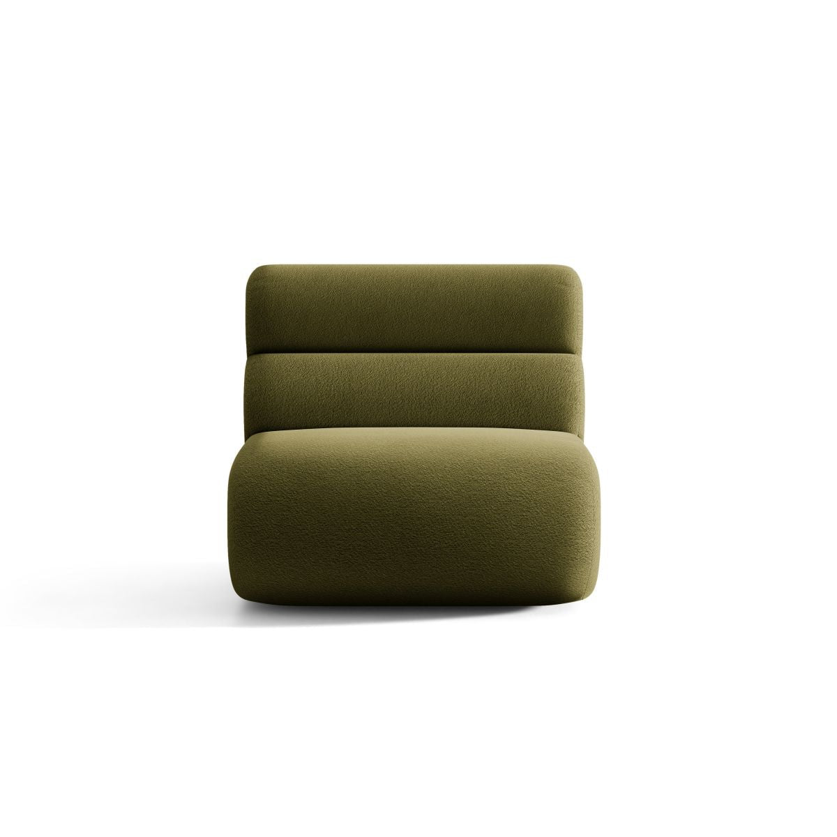 Neo fauteuil / module olijfgroene boucle