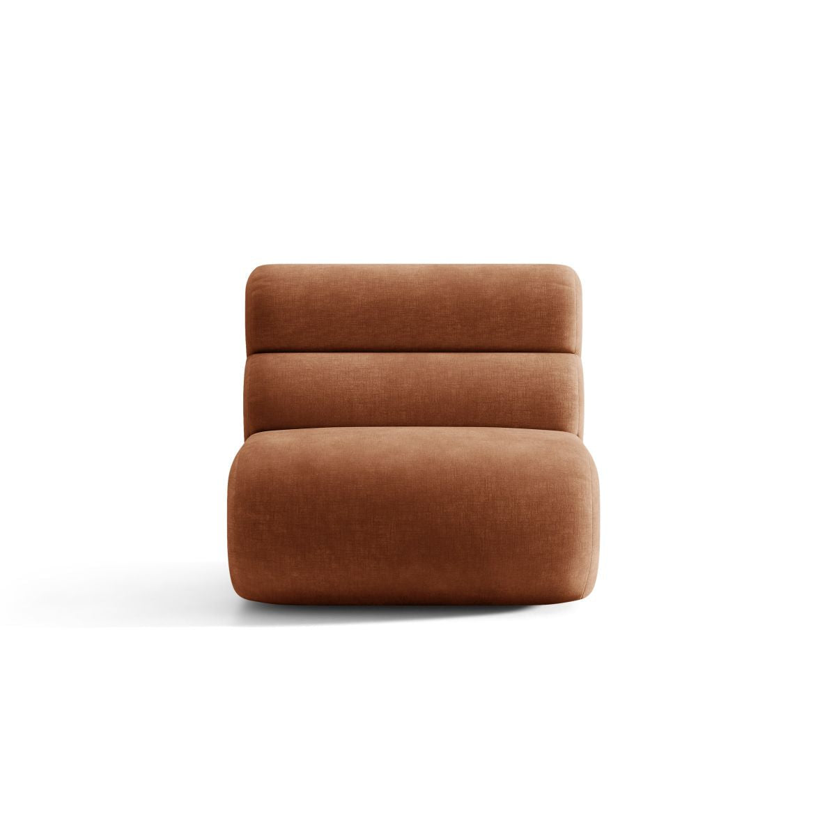 Neo fauteuil / module in baksteen chenille