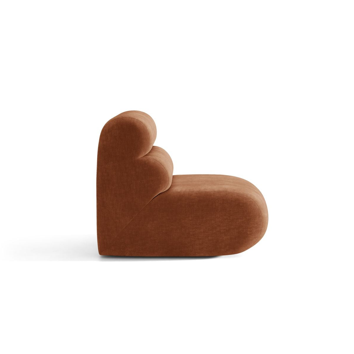 Neo fauteuil / module in baksteen chenille