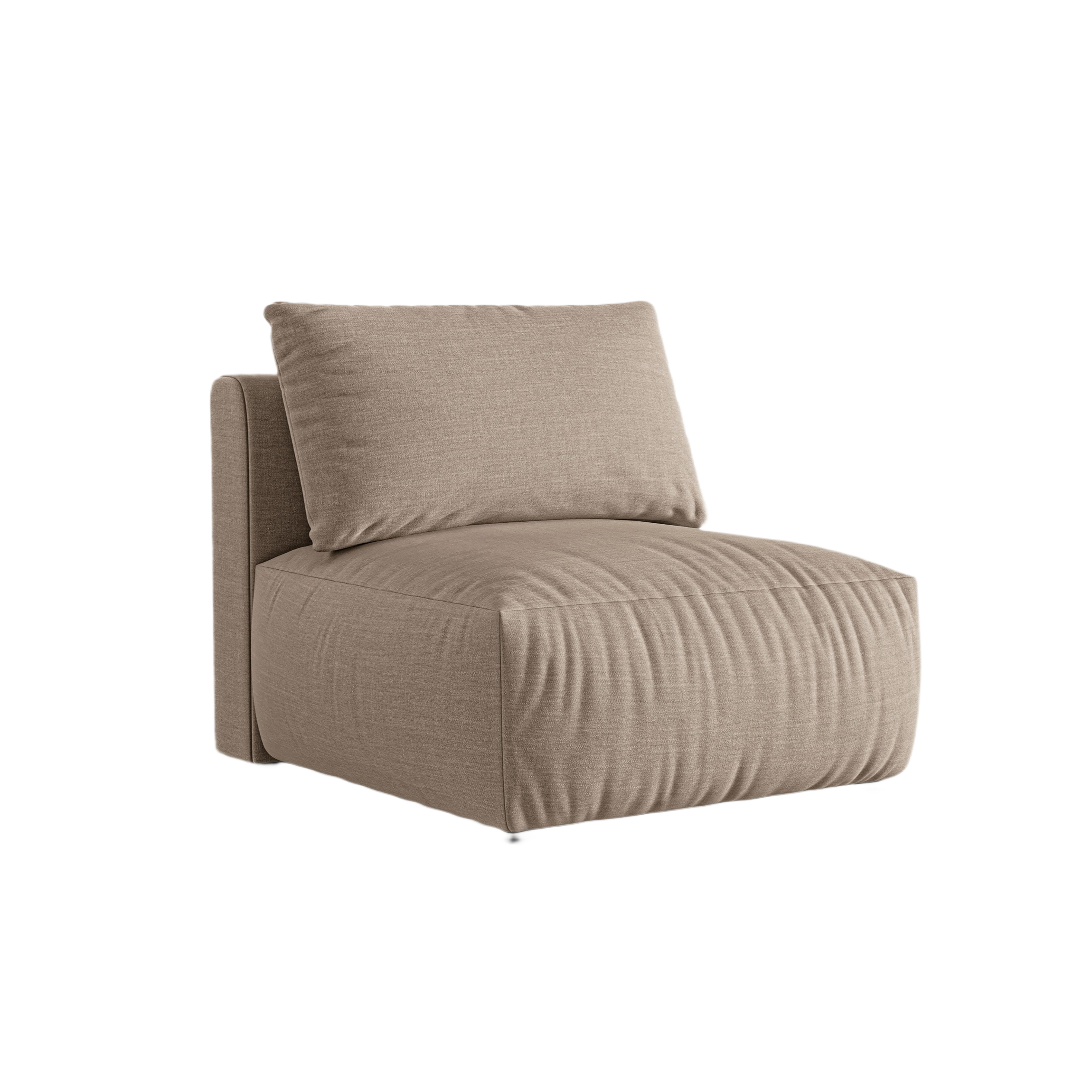 Sofa modułowa CHRIS - element środkowy piaskowy szenil – Micadoni