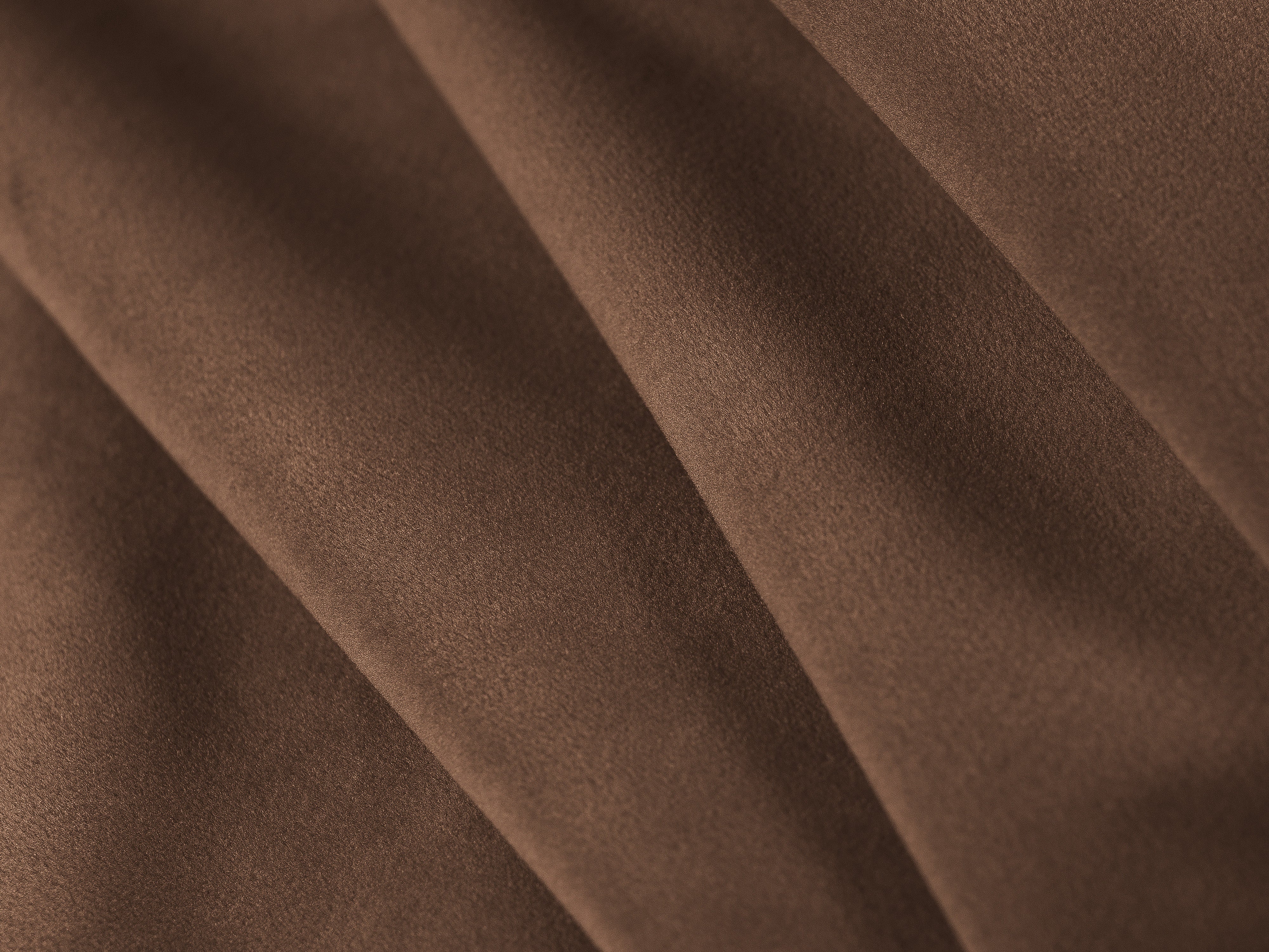 Velvet 2-seater sofa with sleeping function GLORIA chocolate