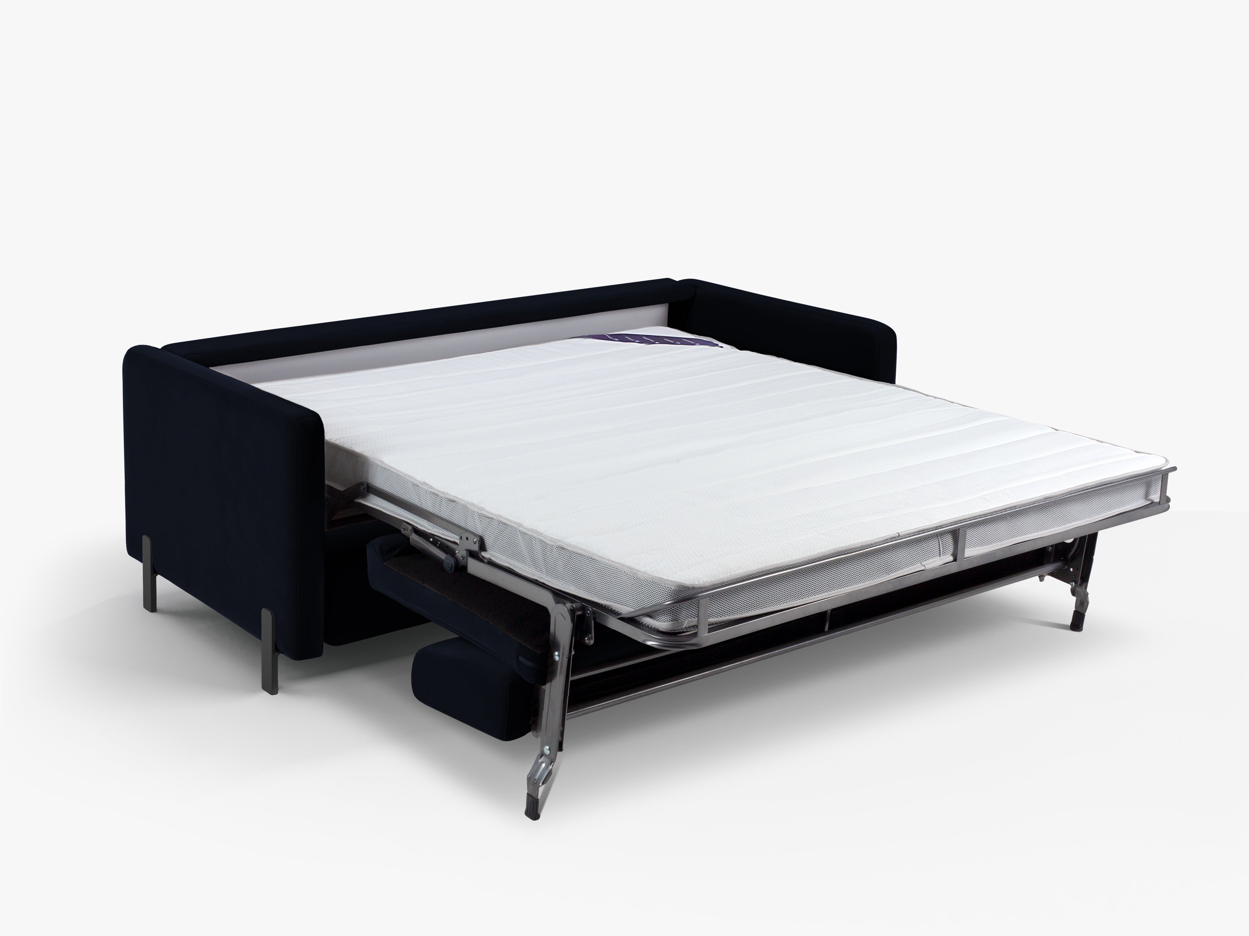 Samtsofa für 2 Personen mit Schlaf-Funktion GLORIA königsblau