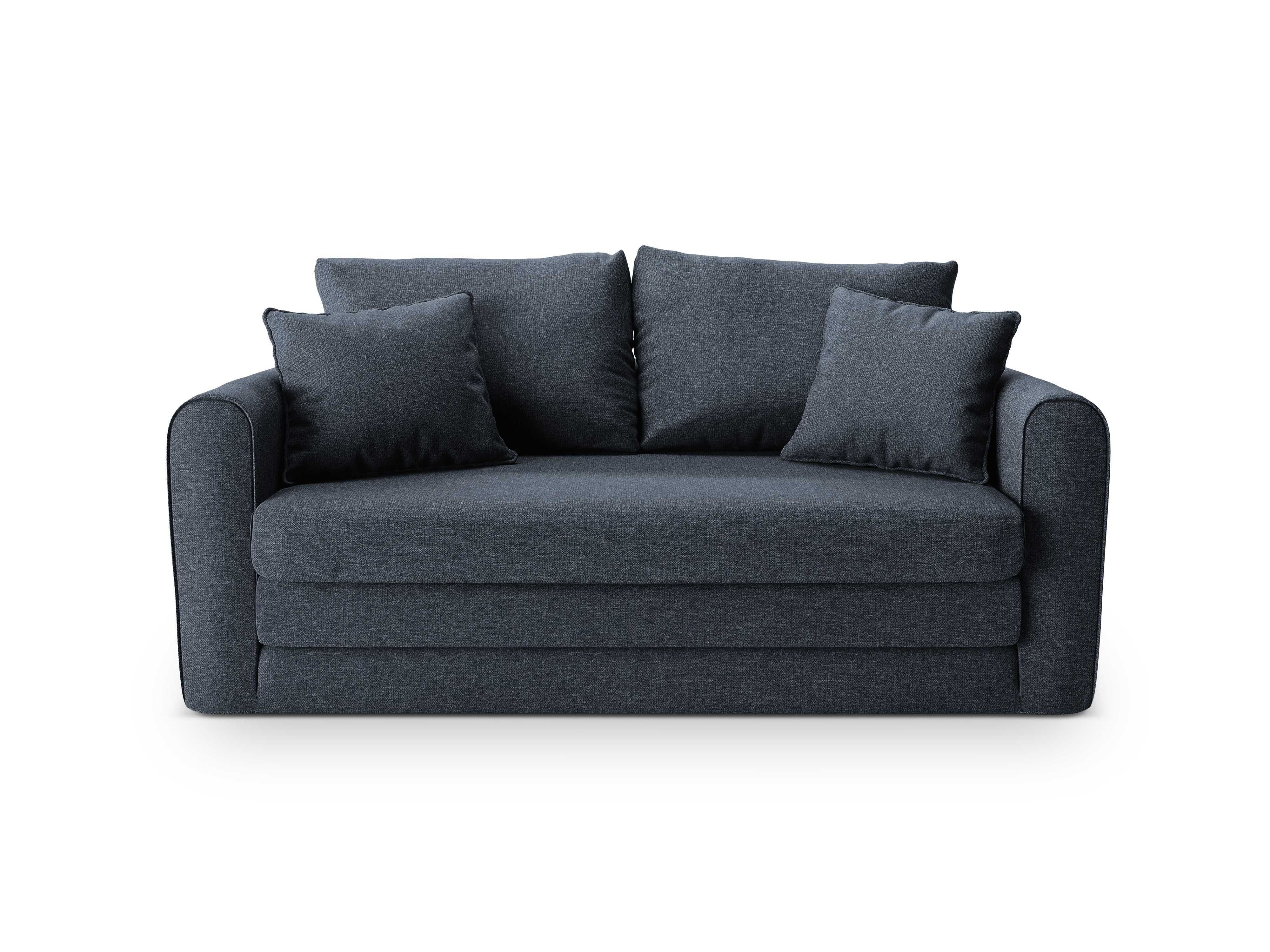 Sofa 2-zits met slaapfunctie LIDO donkerblauw