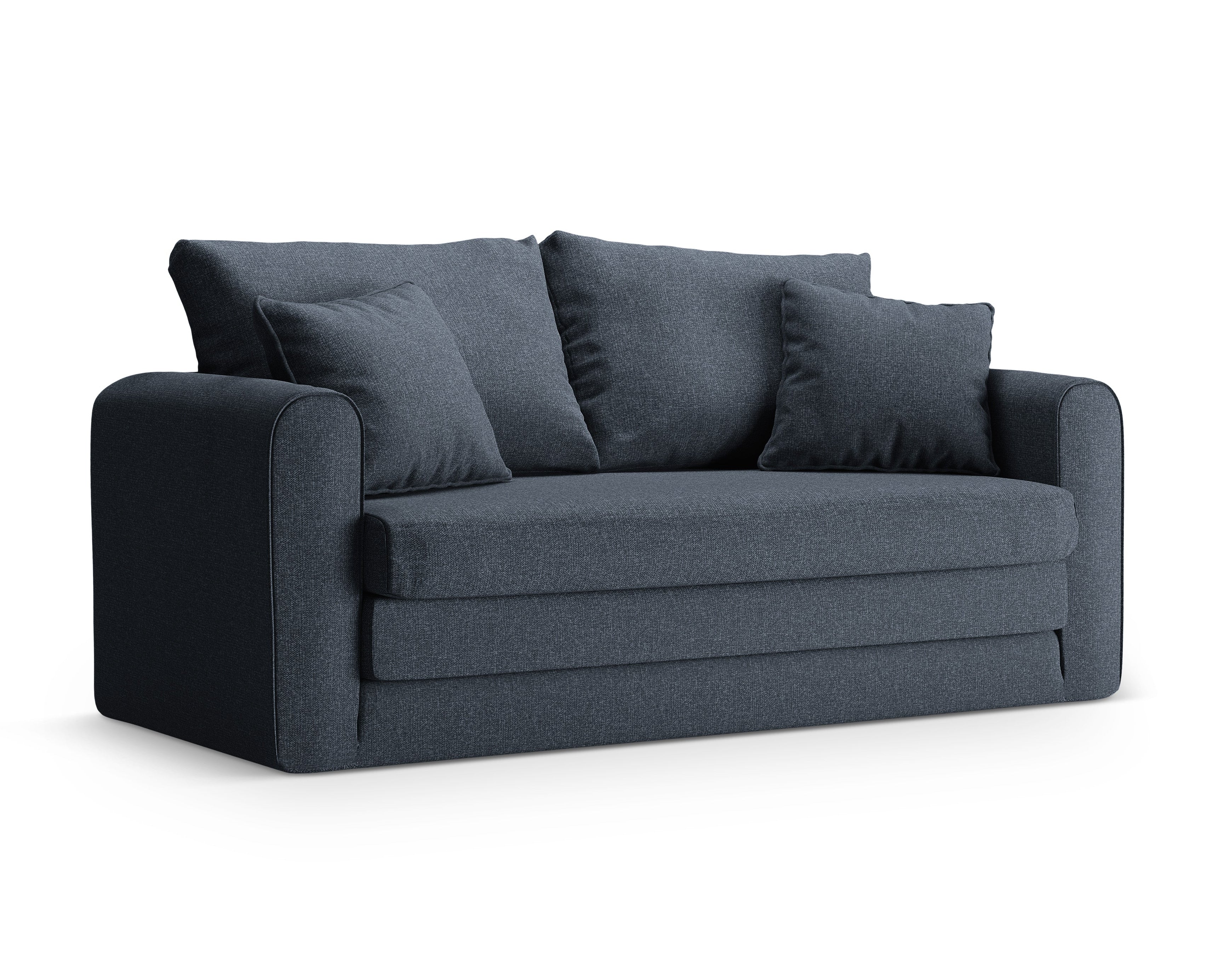 Sofa 2-zits met slaapfunctie LIDO donkerblauw