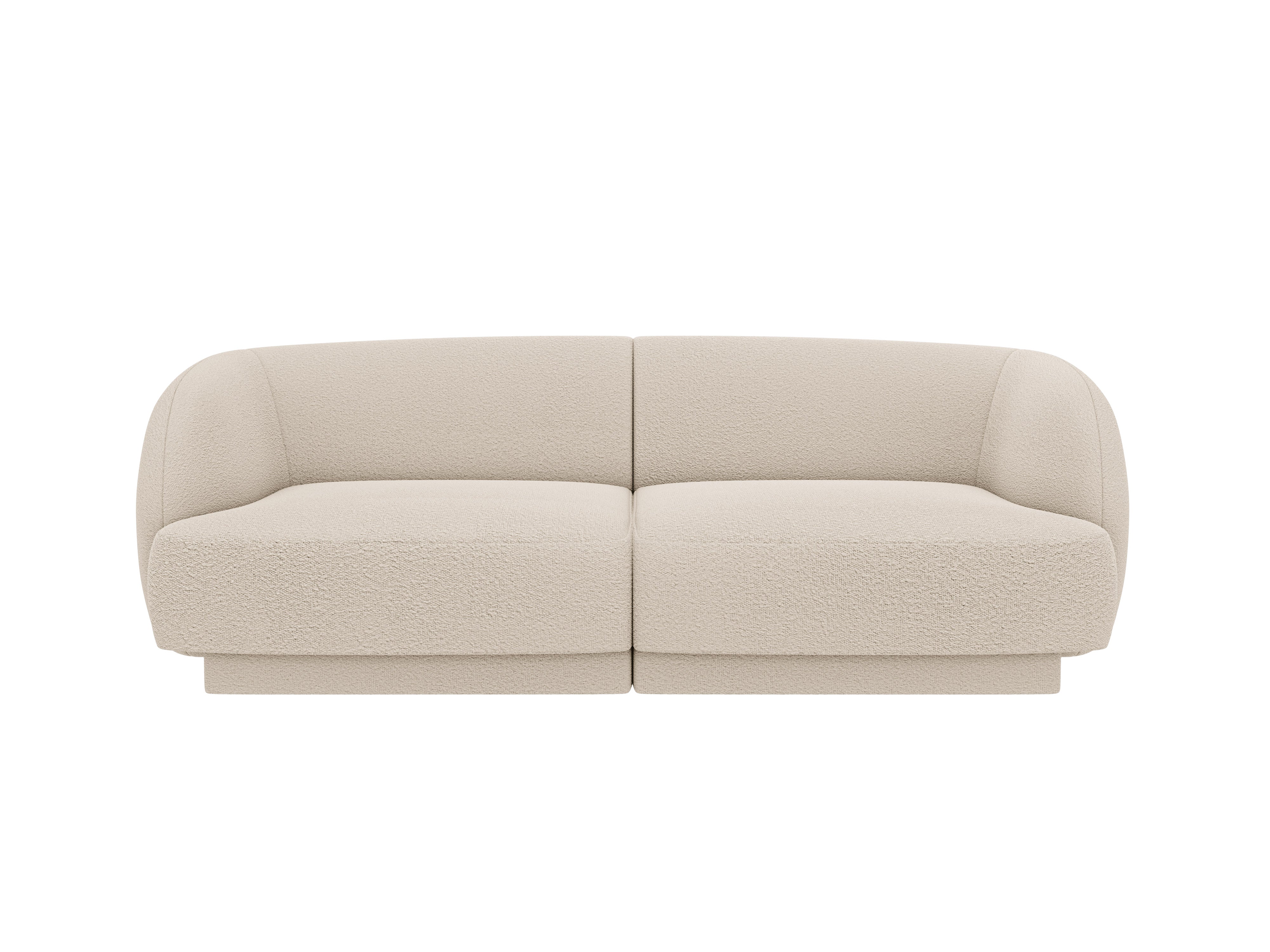 2-seater Sofa MILEY beige boucle