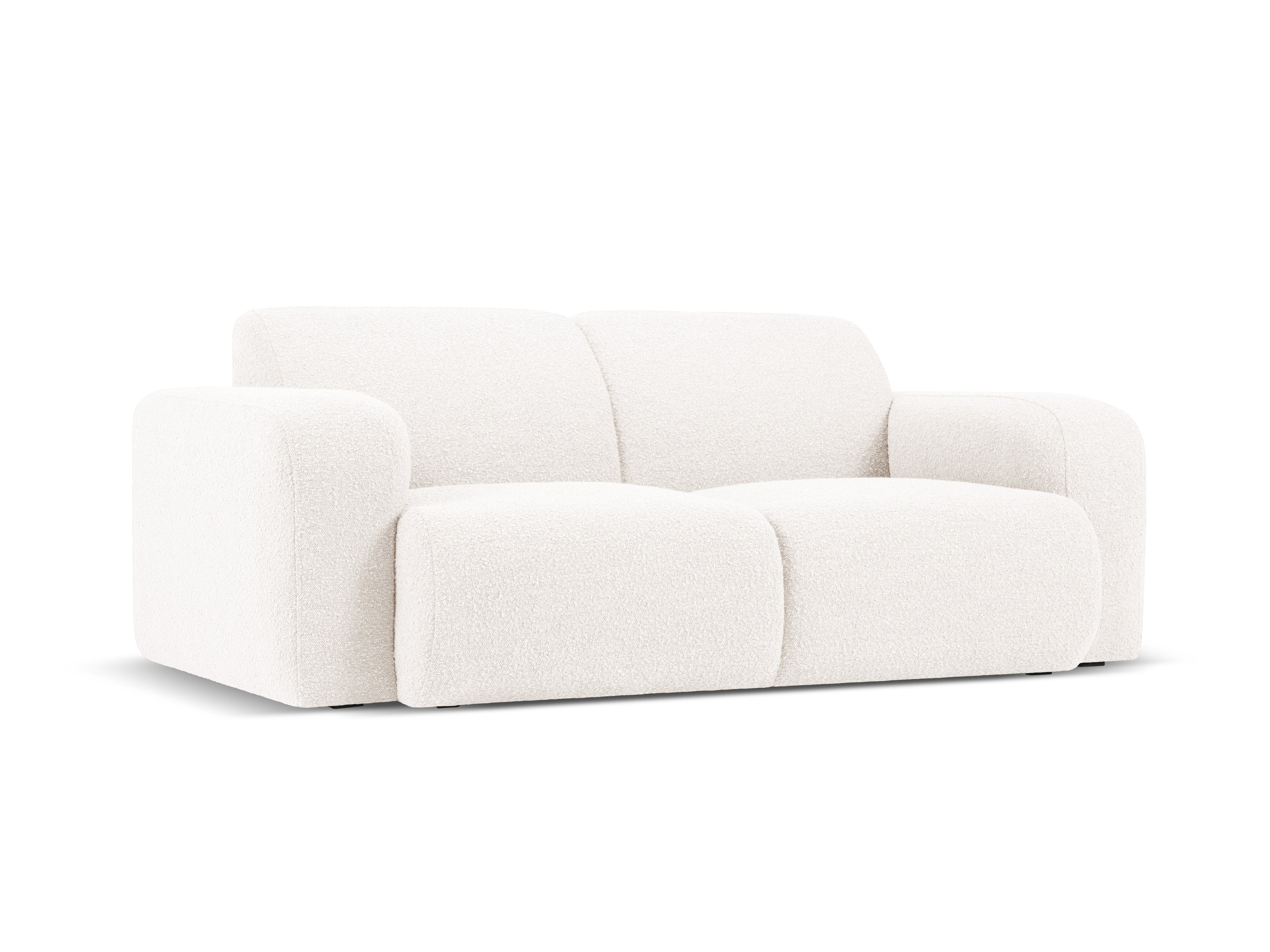 Sofa w tkaninie boucle 2-osobowa MOLINO biały Micadoni Eye on Design