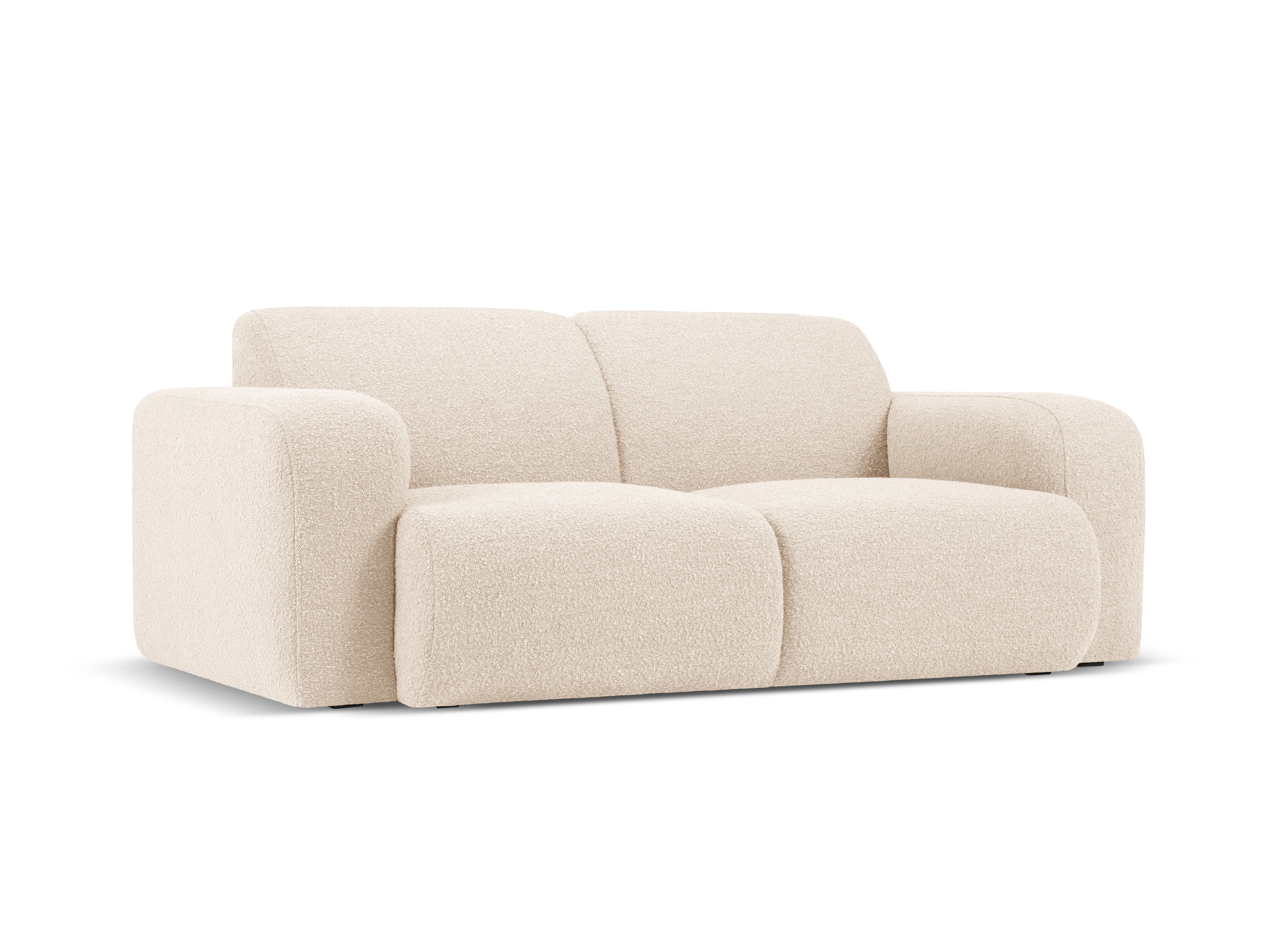 Sofa w tkaninie boucle 2-osobowa MOLINO beżowy Micadoni Eye on Design