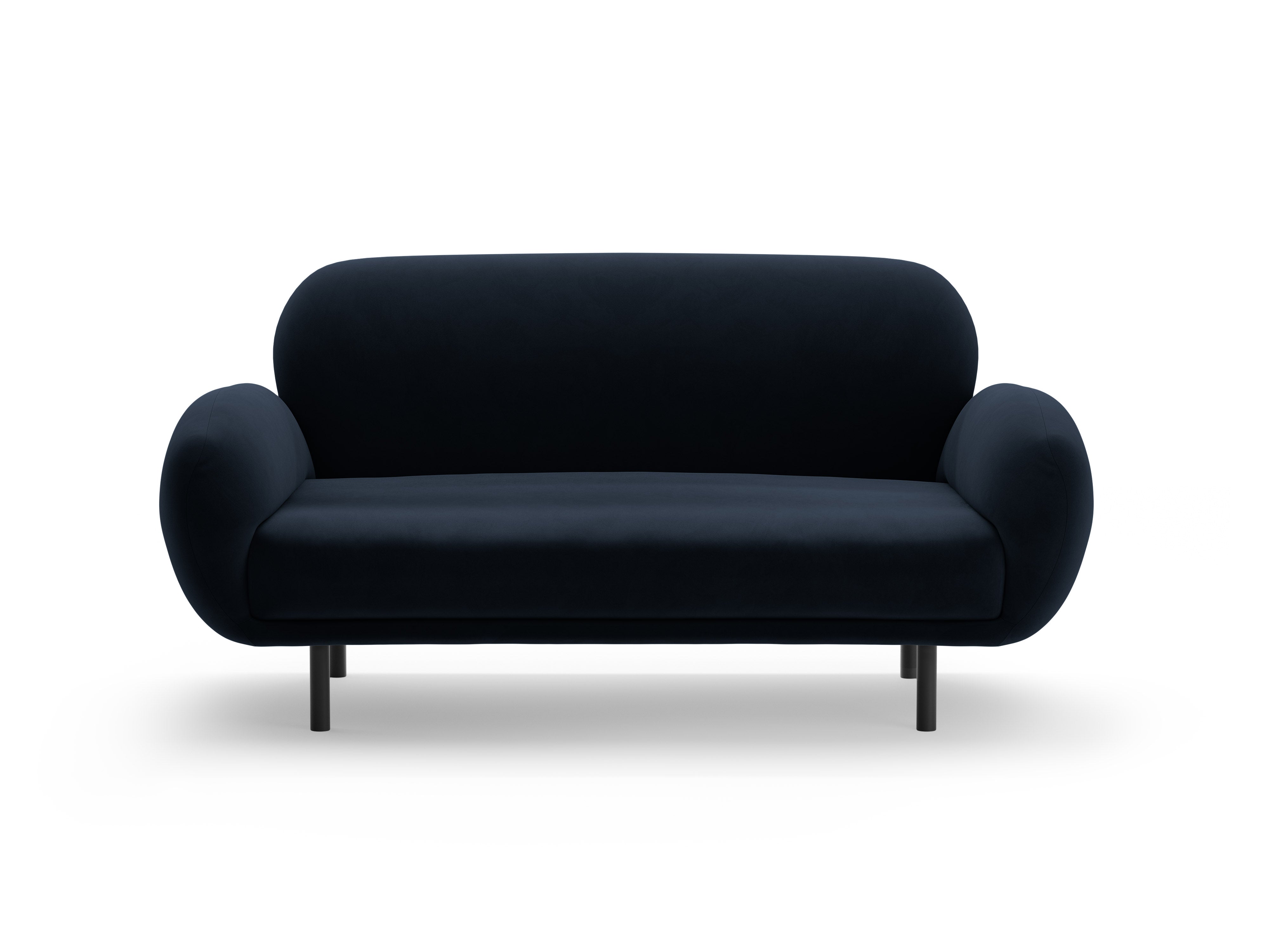 Velvet 2-Seater Sofa POPPY Royal Blue