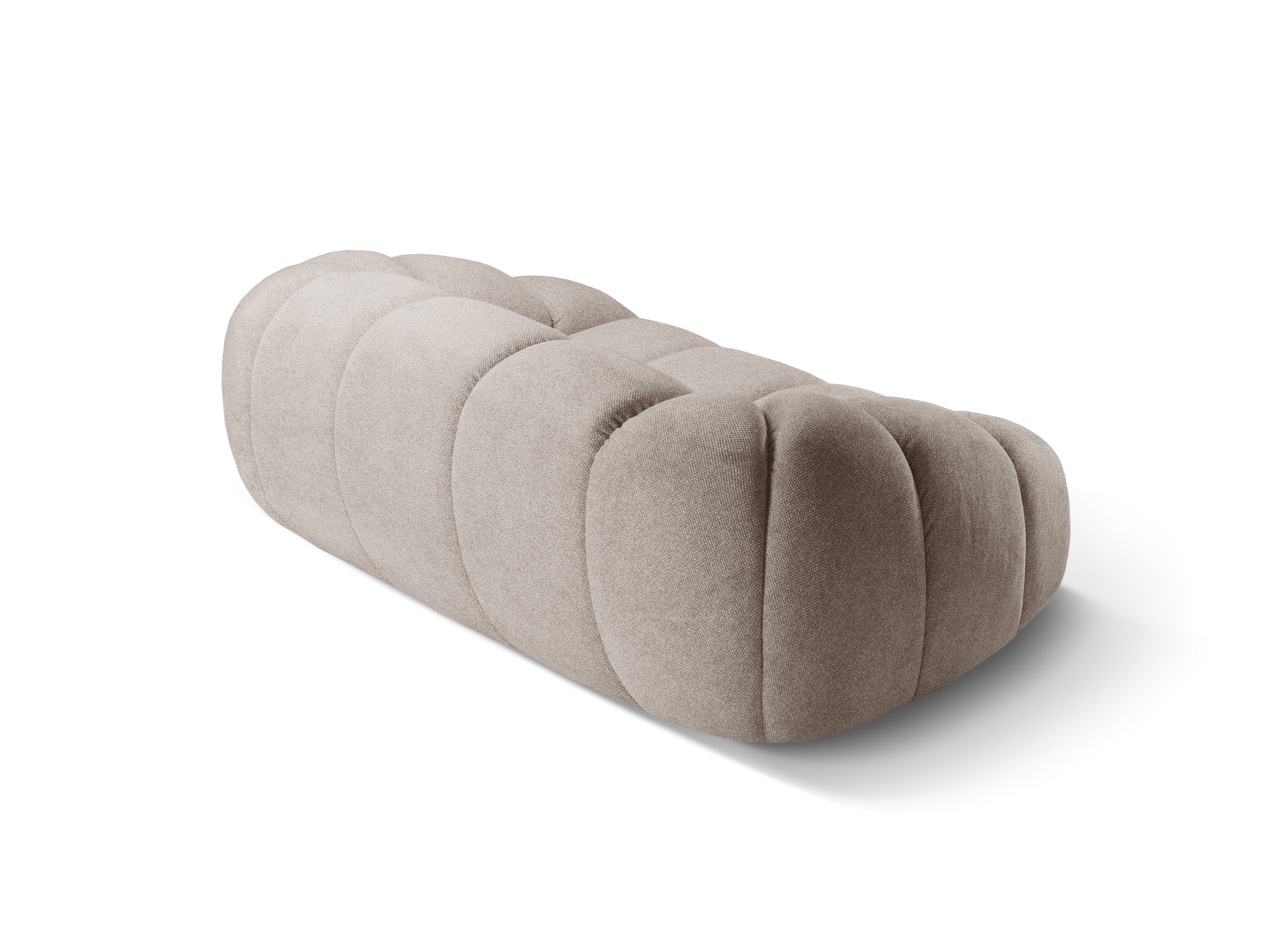 Sofa 2-zits DIANA donkerbeige chenille