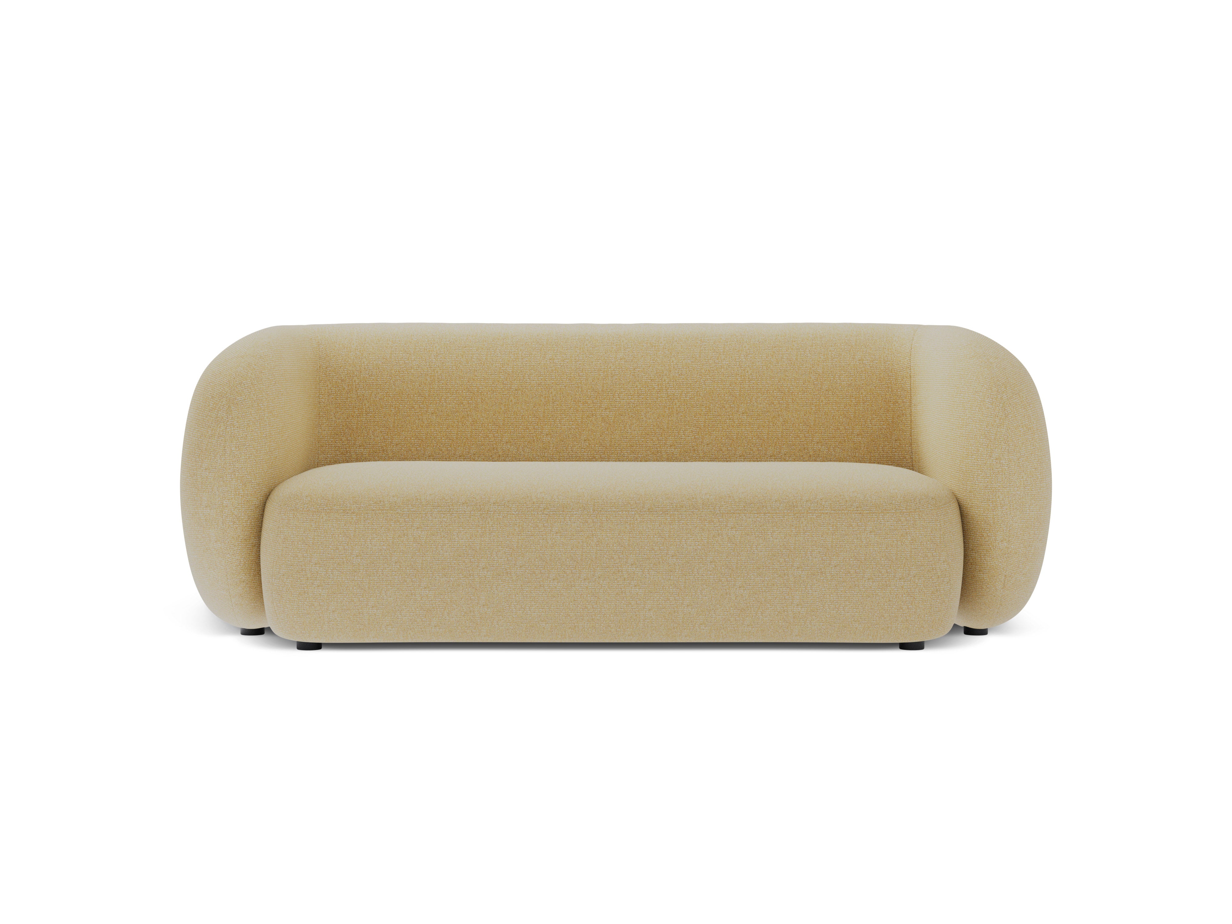 2-seater Sofa KATE yellow mélange