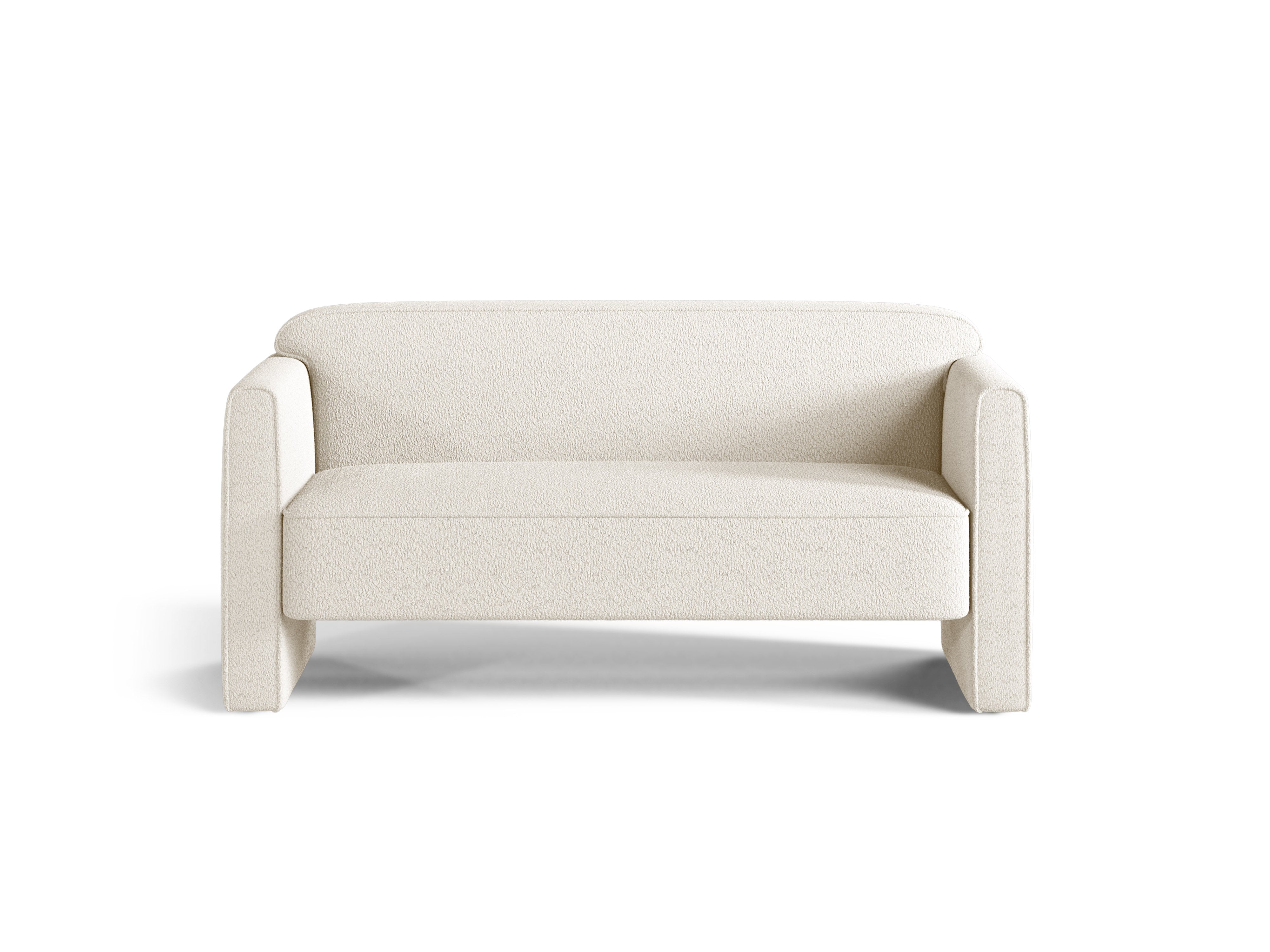 Sofa 2-zits ABBY ivoork boucle