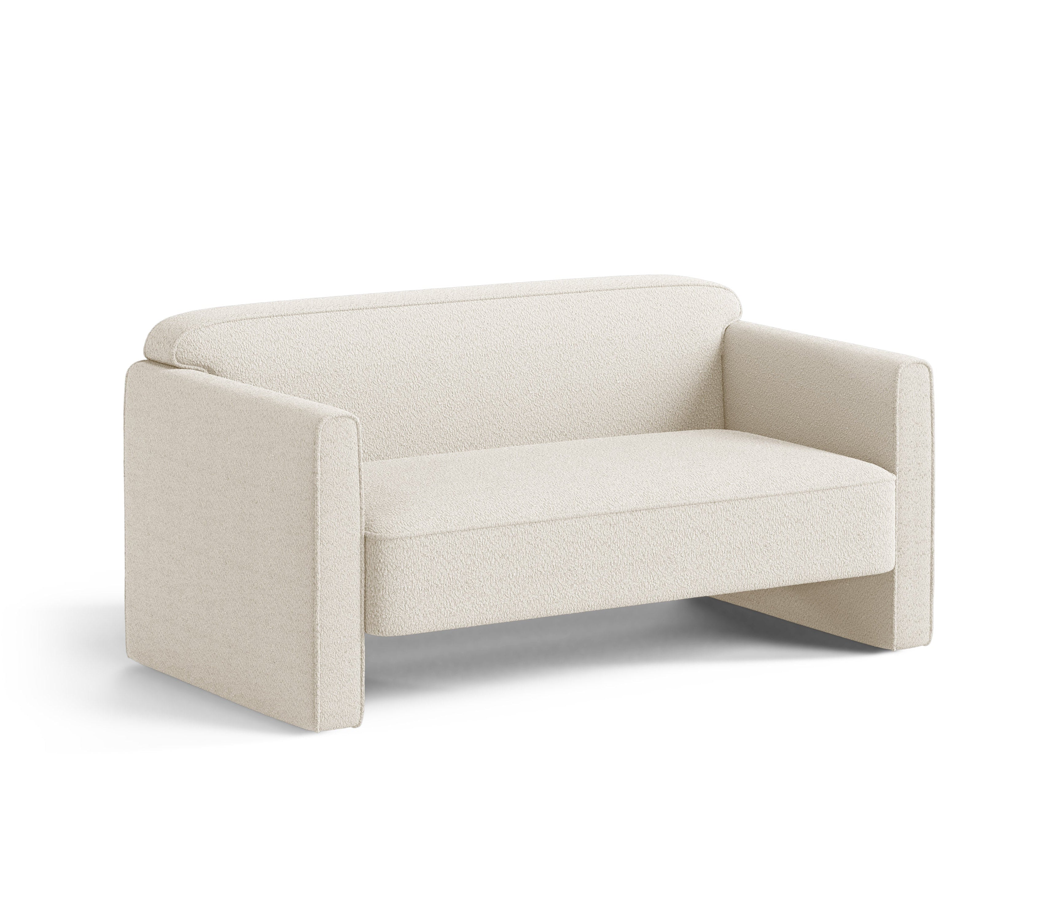Sofa 2-zits ABBY ivoork boucle