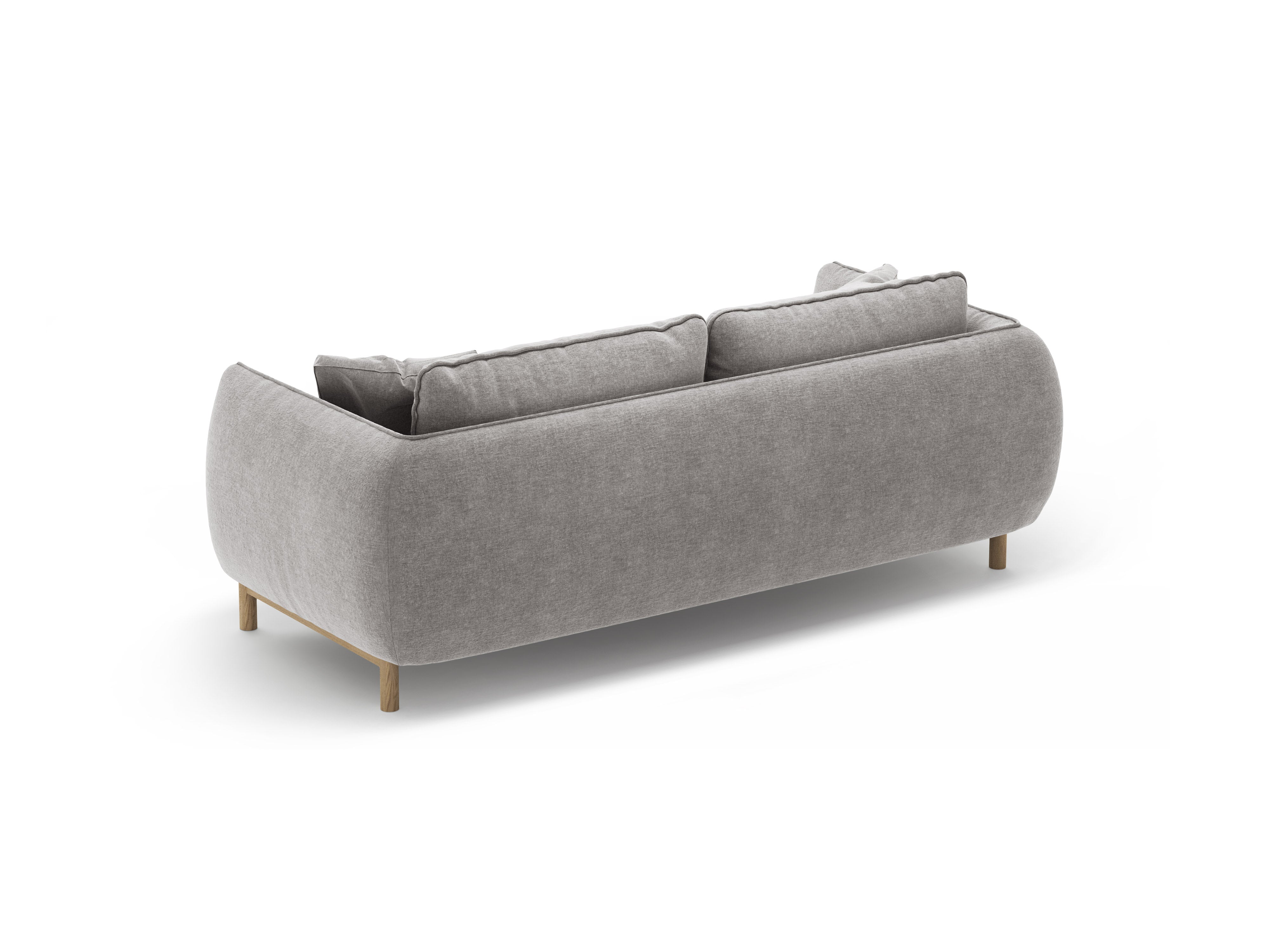 2-seater Sofa ADA light gray chenille
