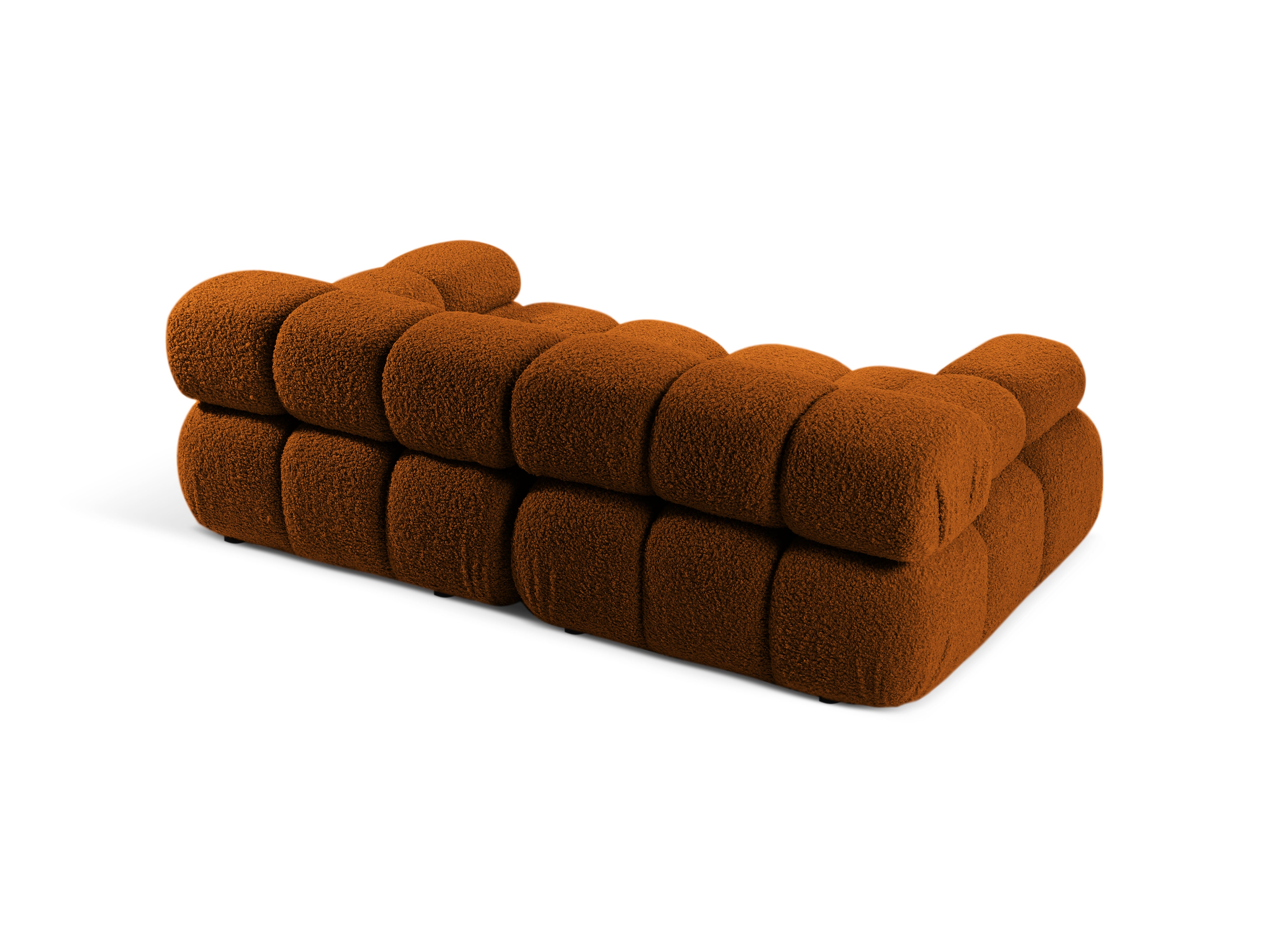 Modulaire 2-zitsbank BELLIS in baksteen boucle