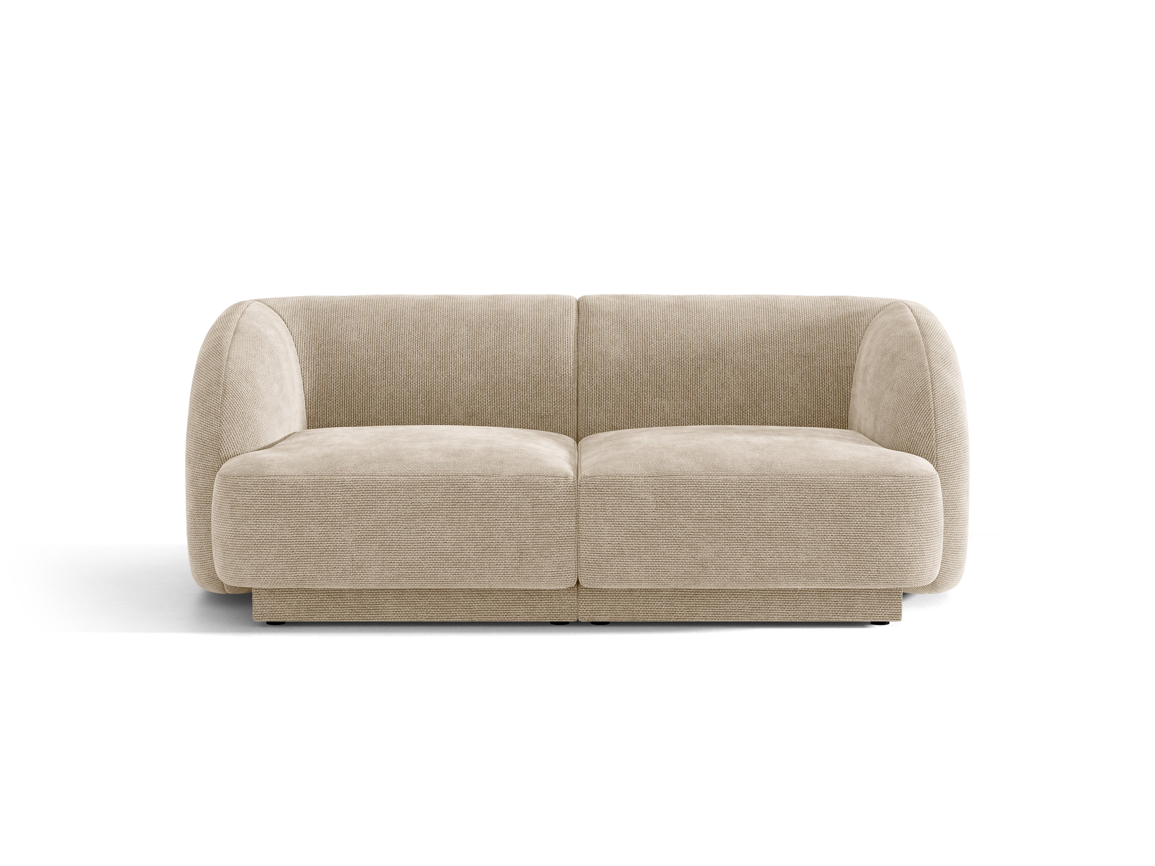 Sofa 2-osobowa MILEY beżowy szenil do salonu
