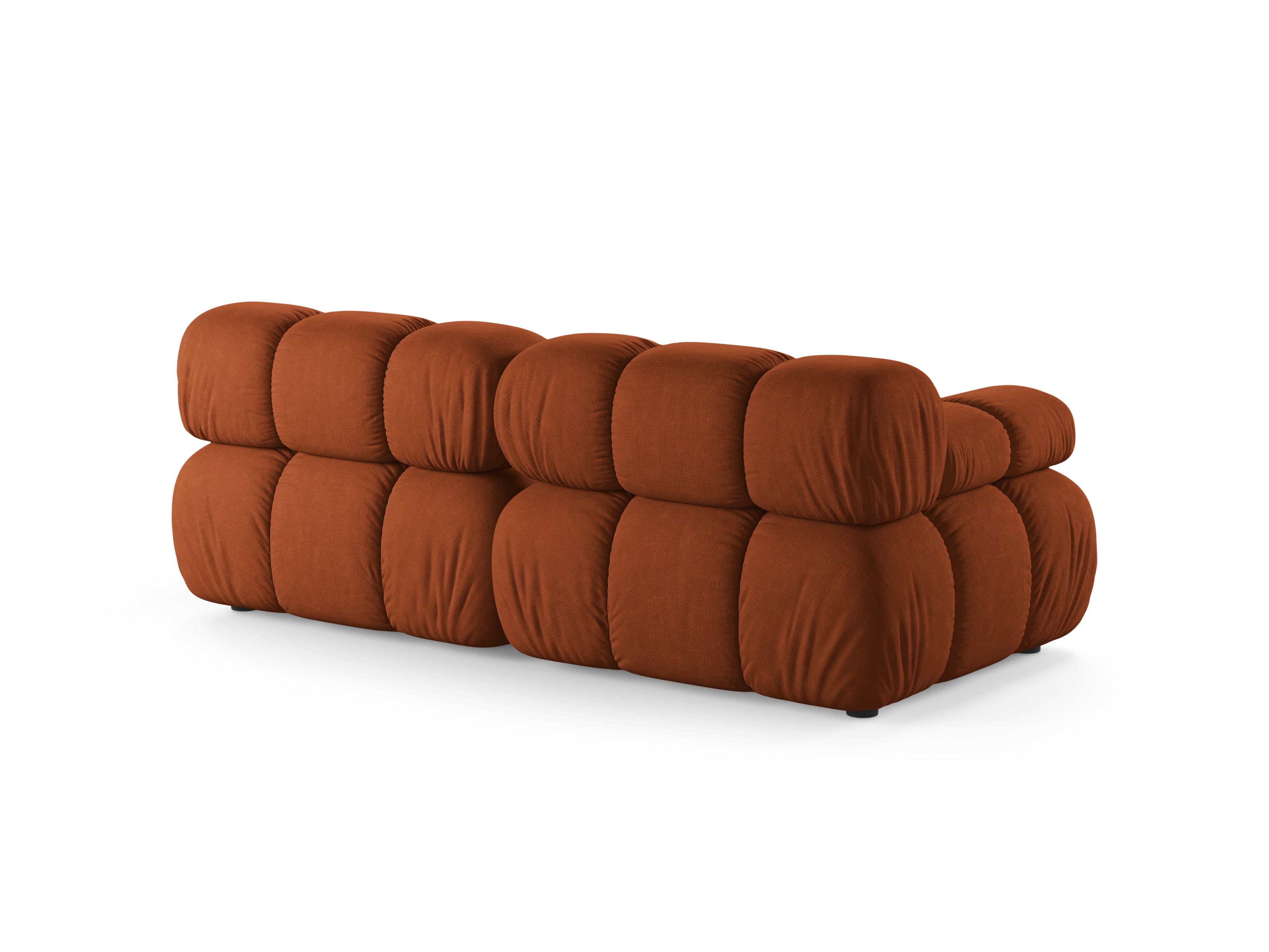 Modulaire 2-zitsbank BELLIS in baksteenrood