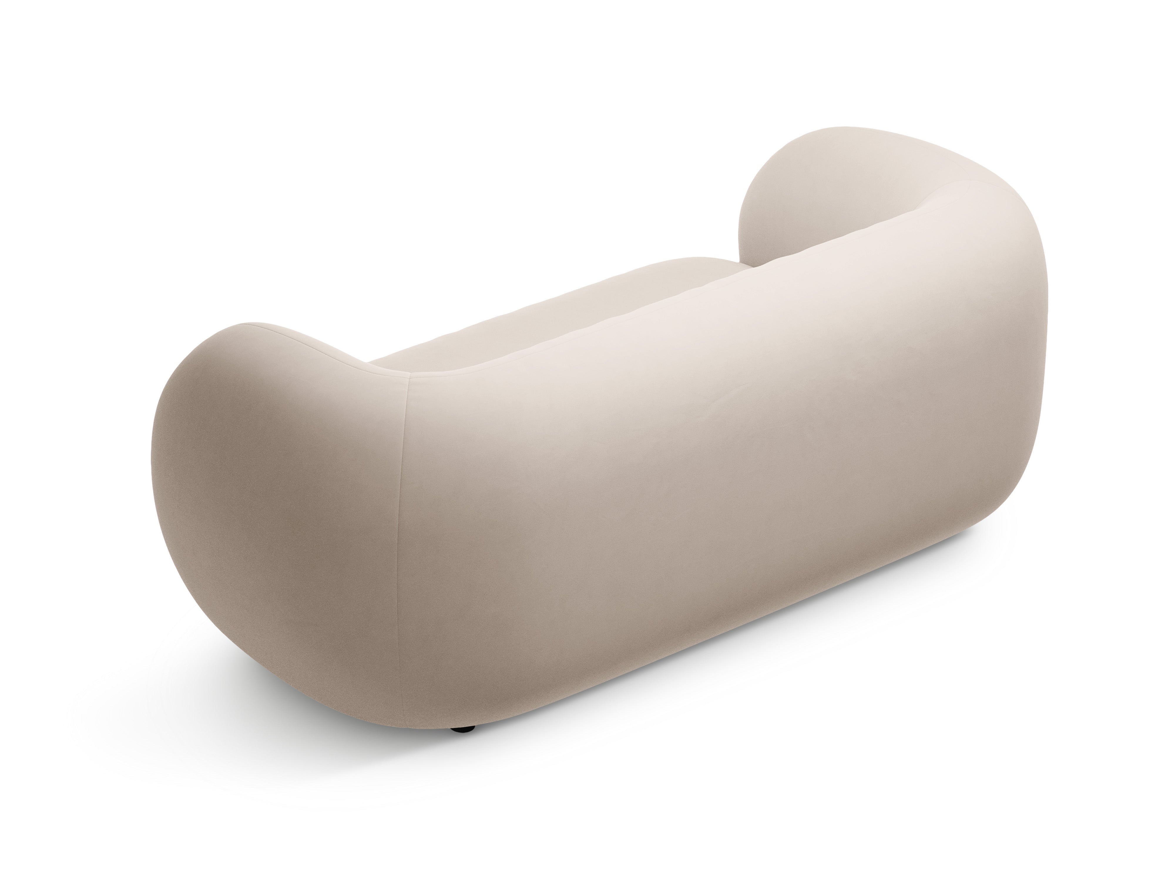 Sofa aus Samt 2-sitzig KATE beige