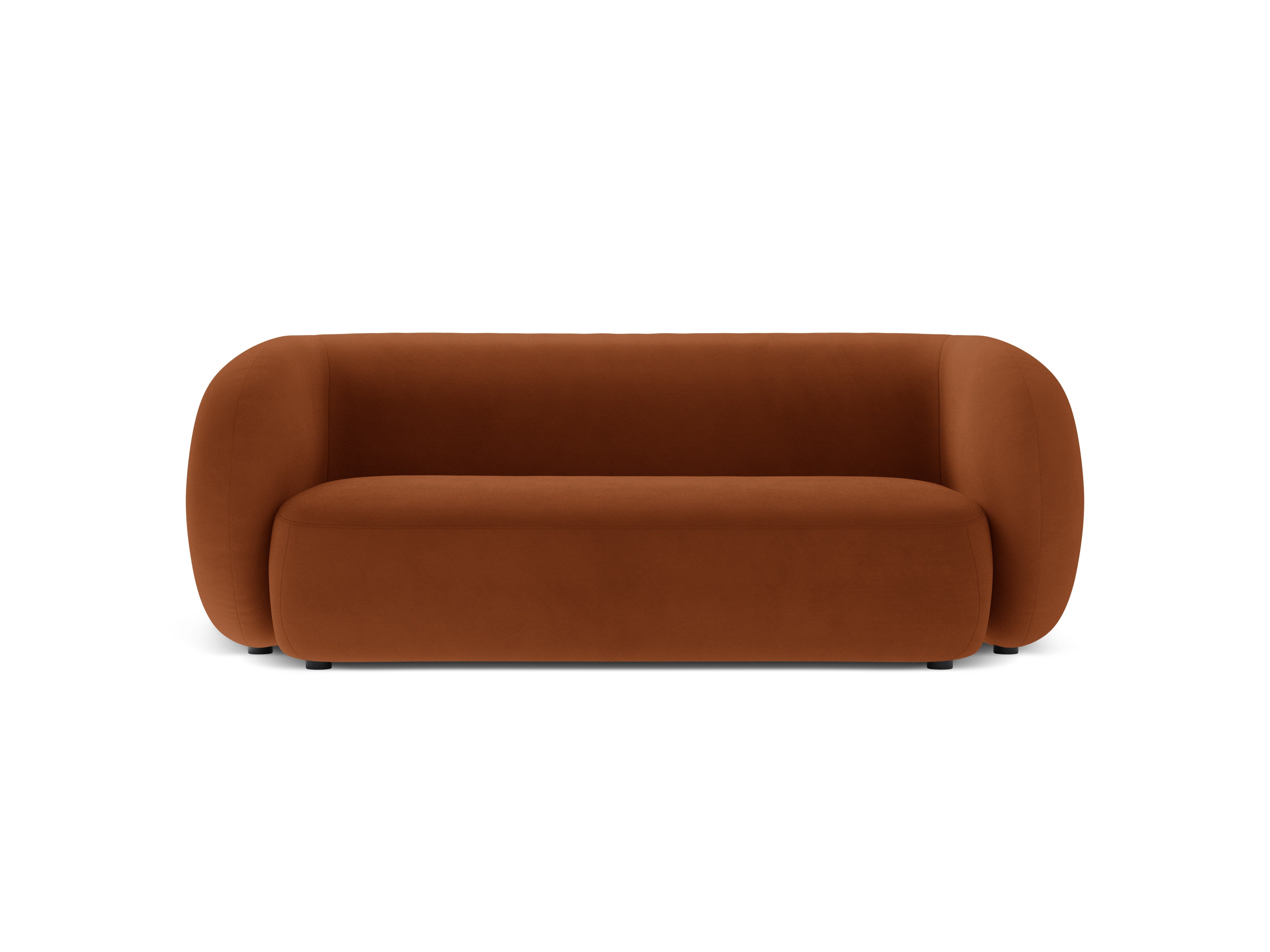 Velvet 2-Seater Sofa KATE terracotta