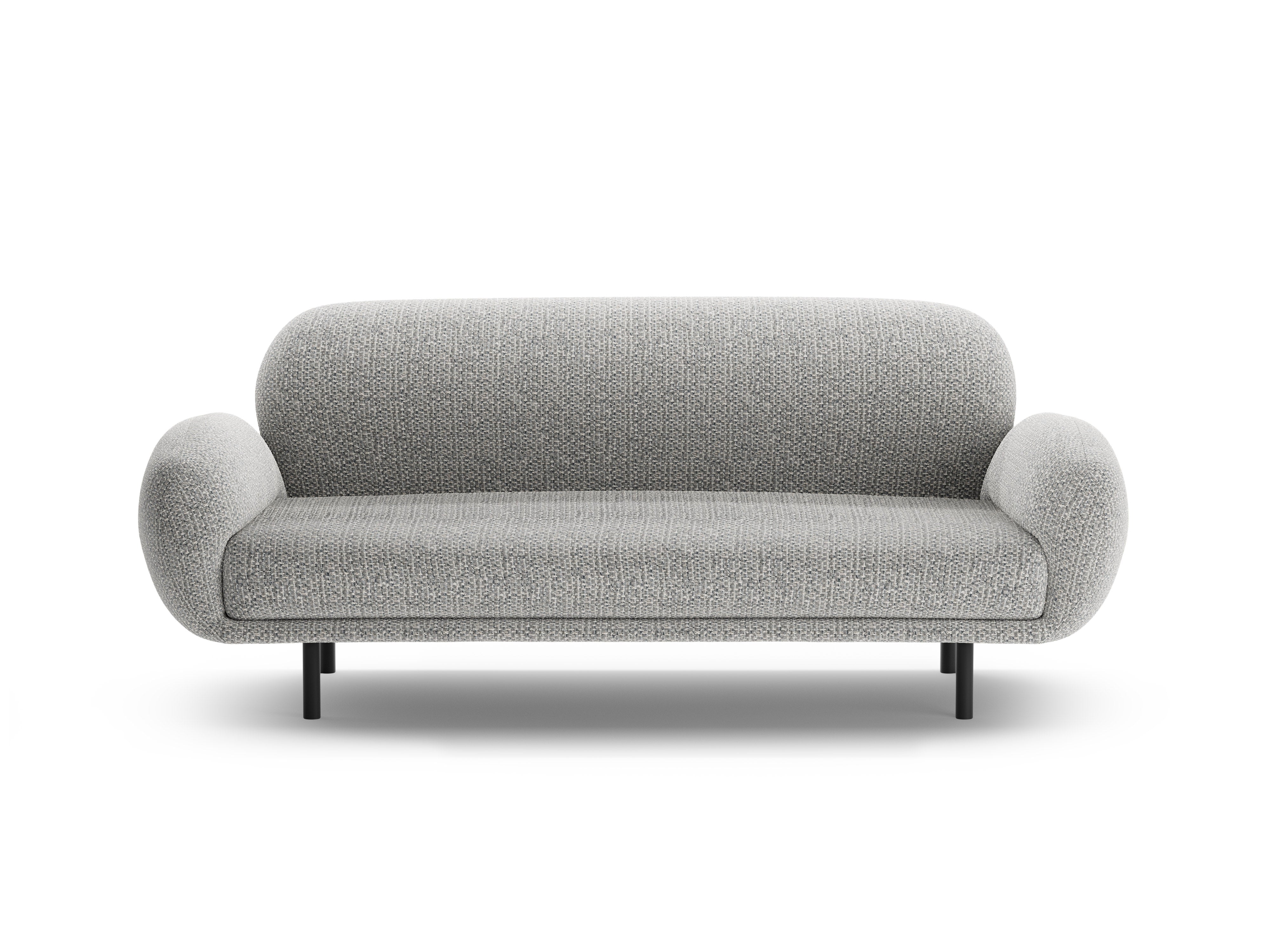 Sofa 2,5-zits POPPY grijs chenille
