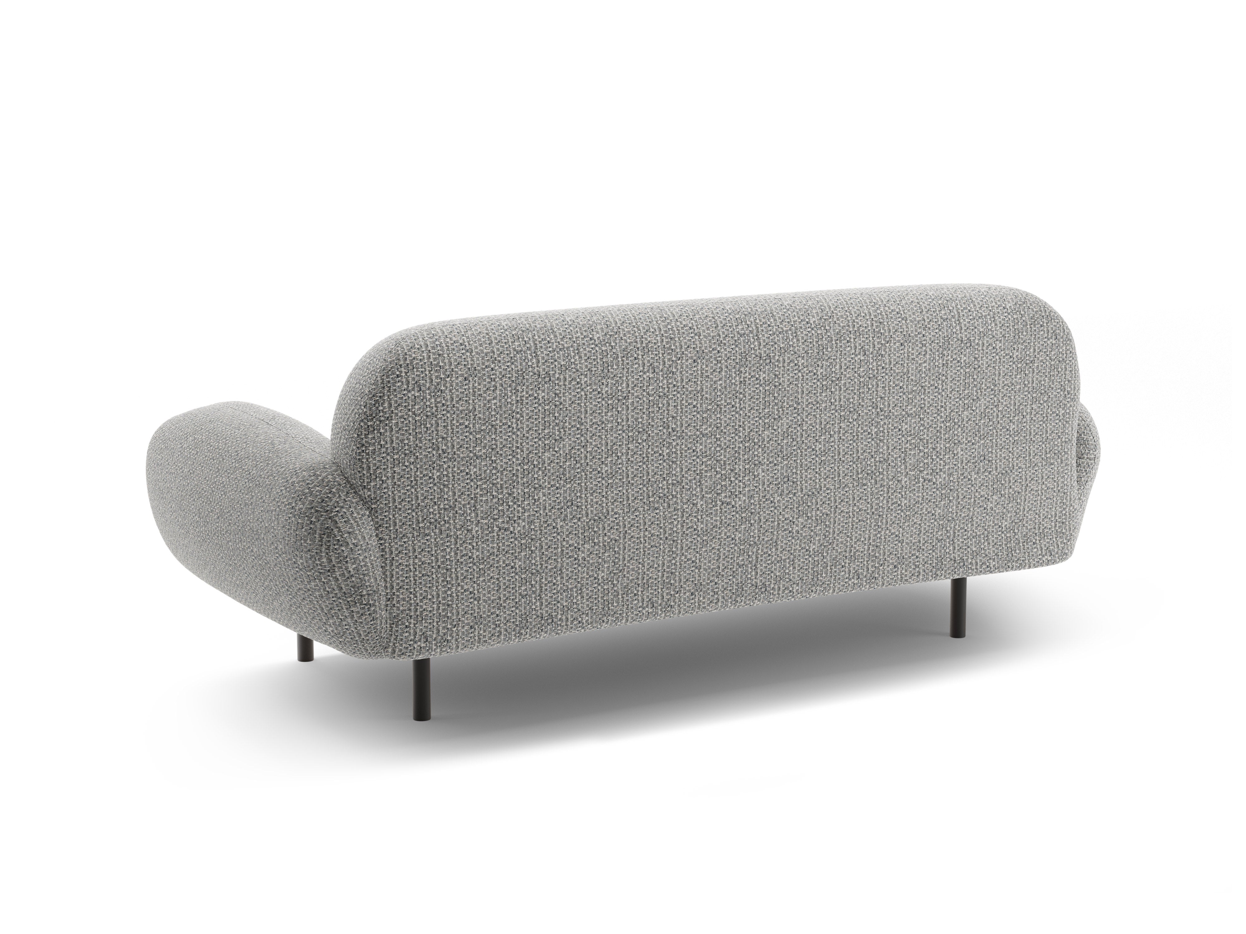Sofa 2,5-zits POPPY grijs chenille