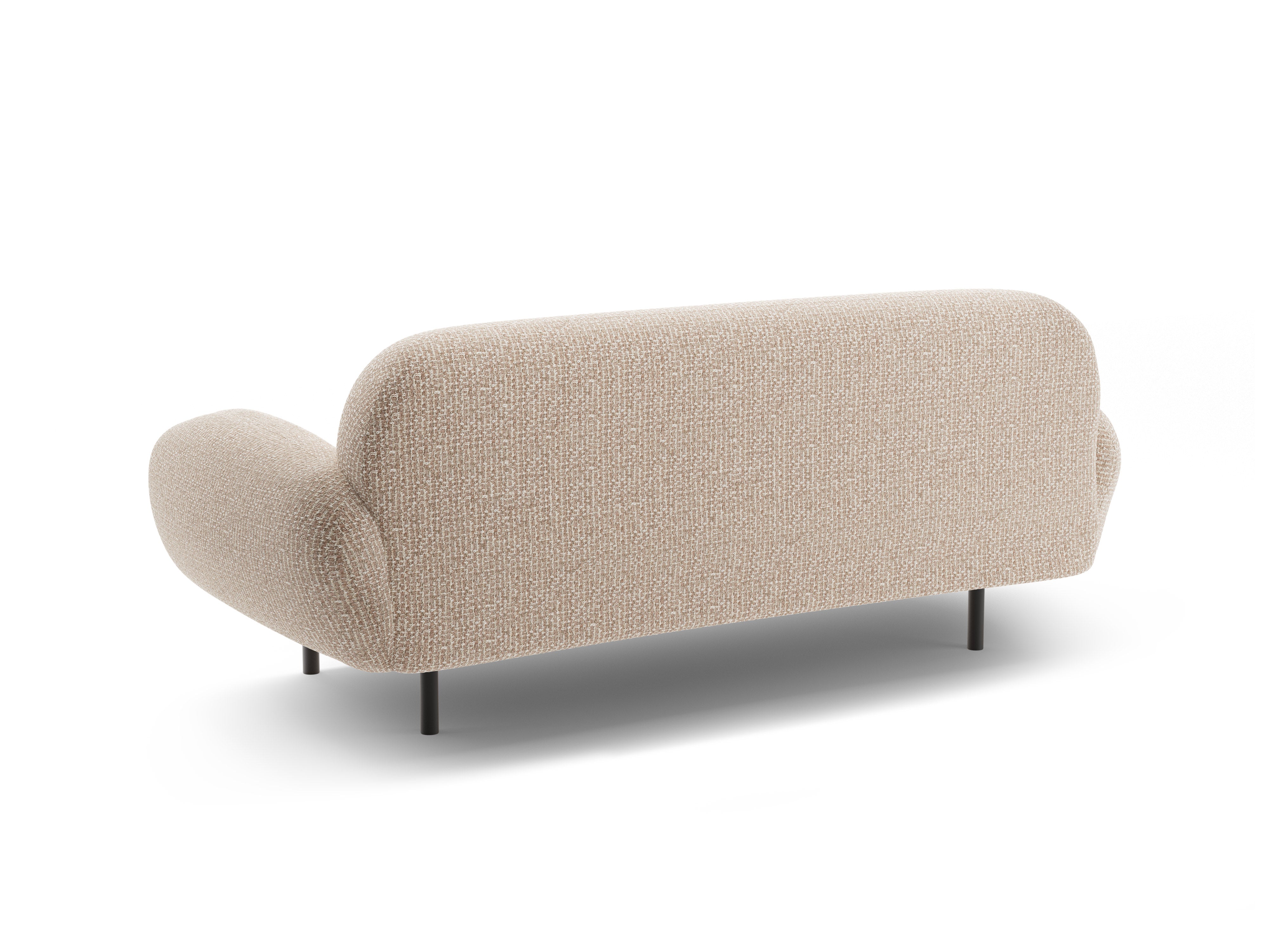 Sofa 2,5-sitzig POPPY sandfarbener Chenille