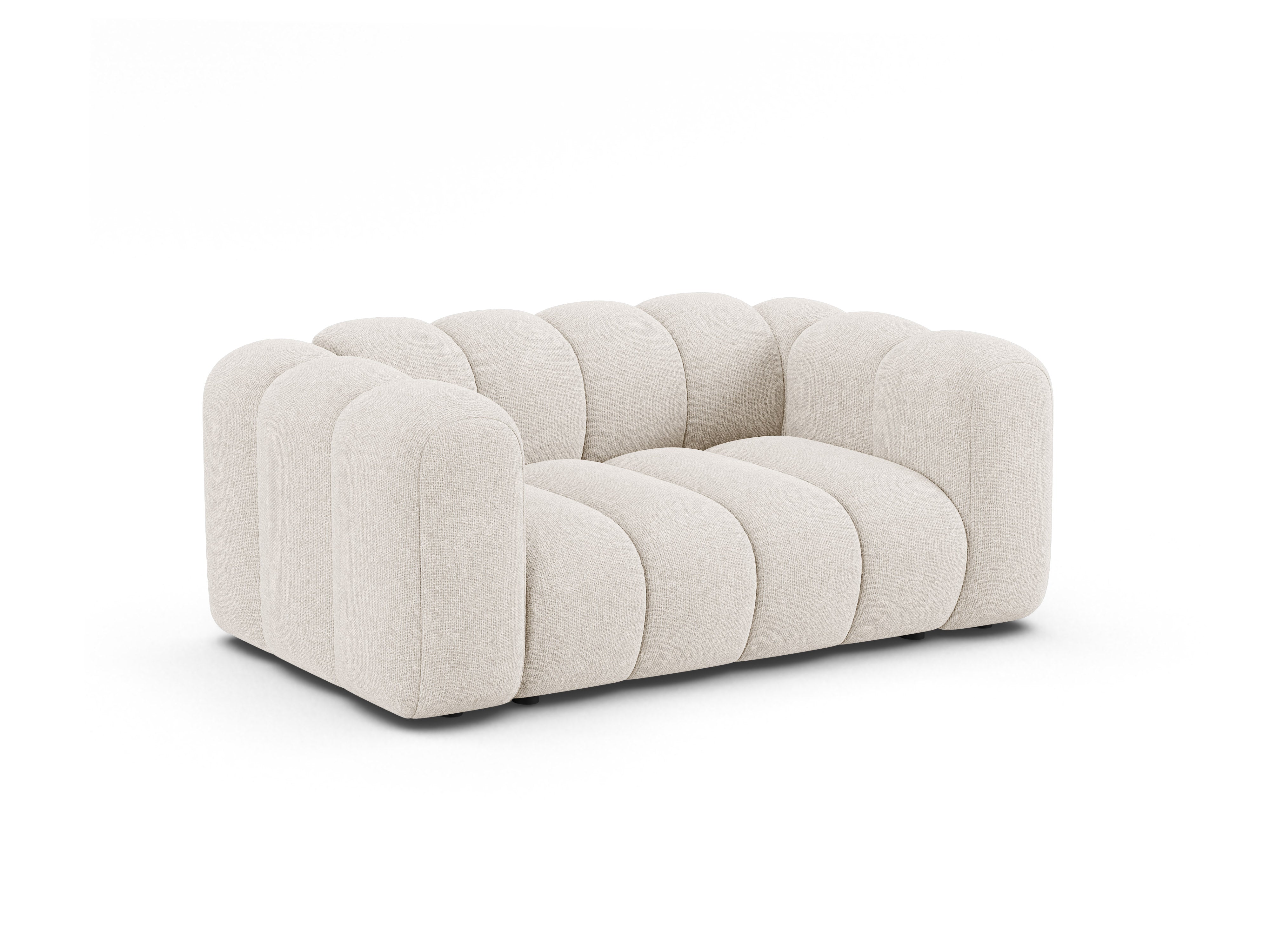 Sofa 2-osobowa LUPINE jasny beżowy szenil – Micadoni