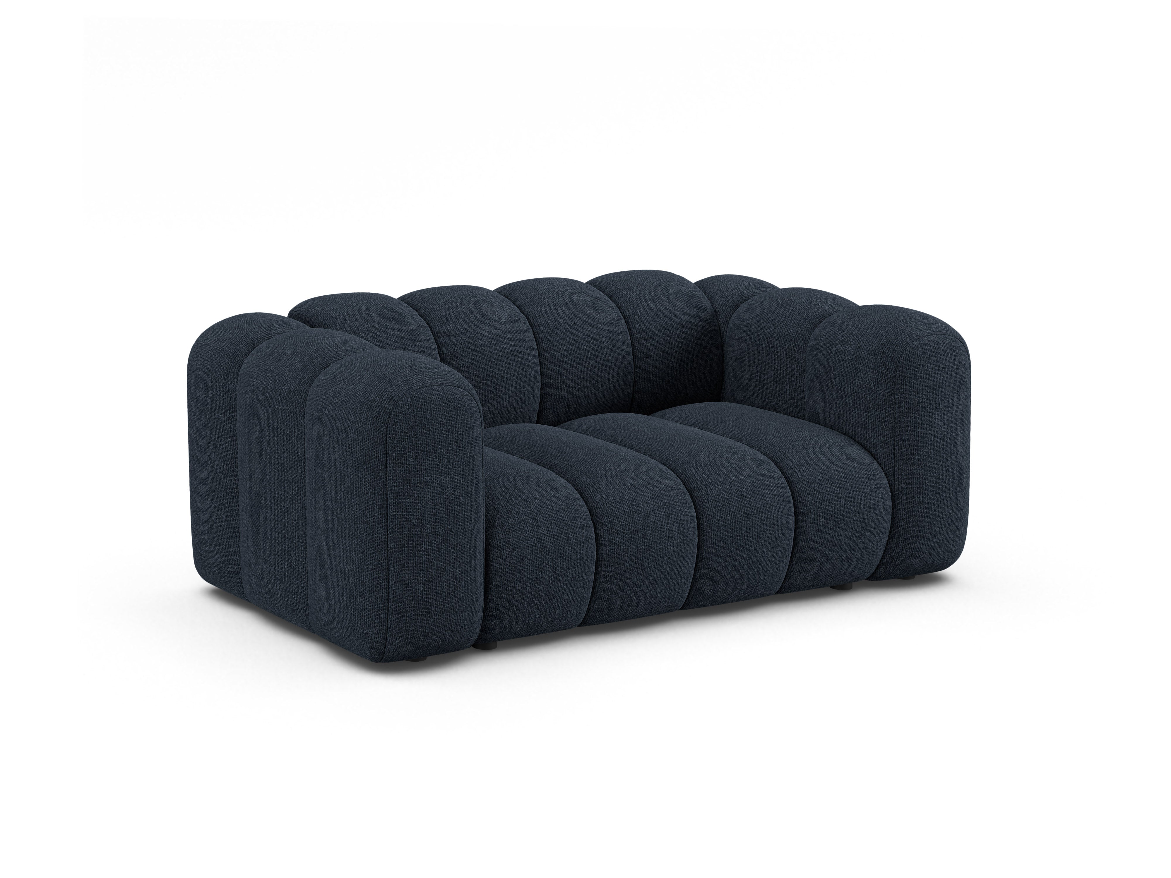 Sofa 2-osobowa LUPINE granatowy szenil – Micadoni