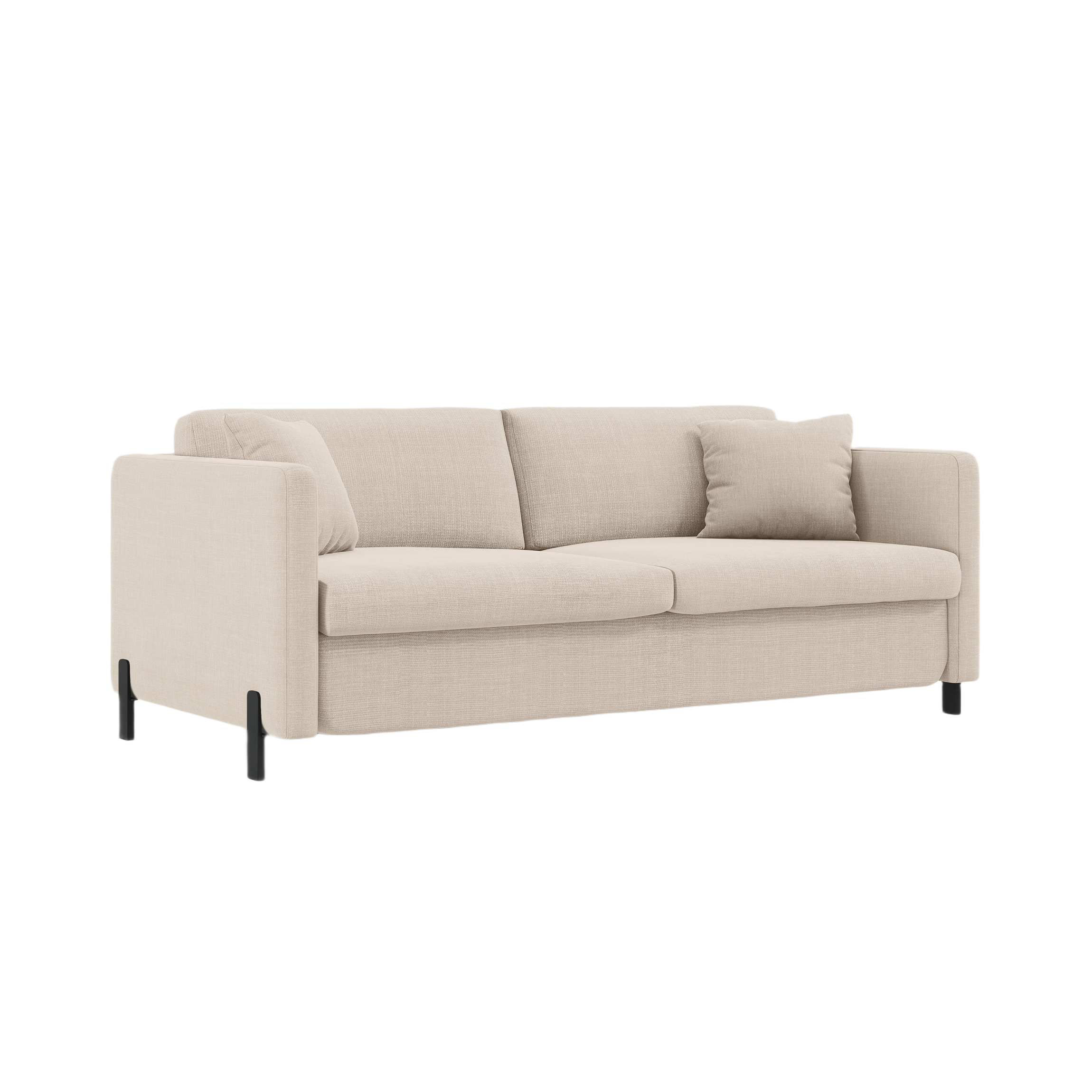 Sofa 3-zits met slaapfunctie GLORIA beige chenille