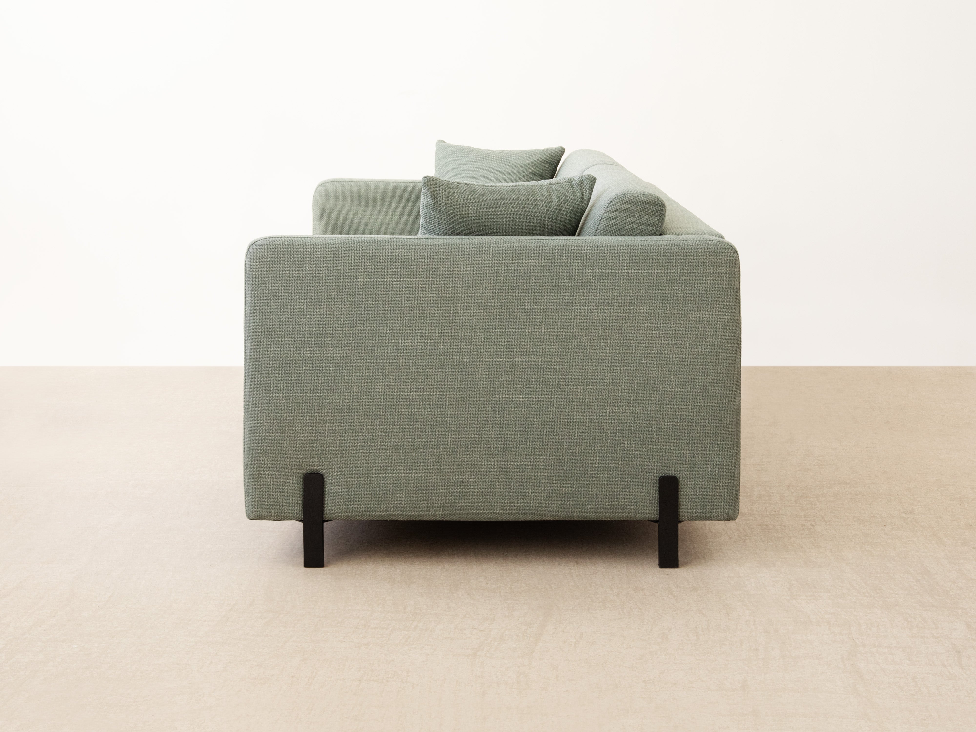 Sofa aus Samt für 2 Personen mit Schlaf-Funktion GLORIA grün