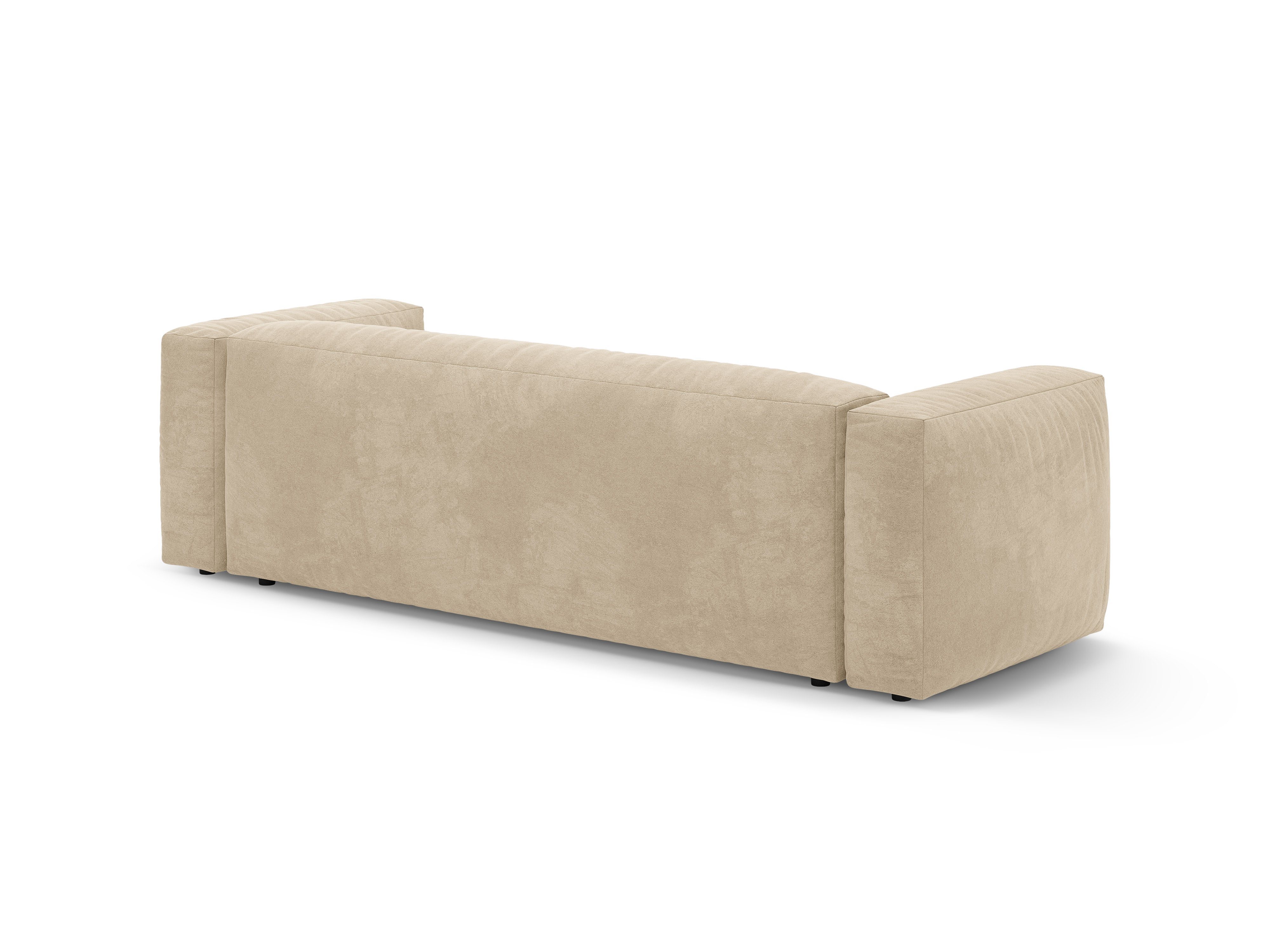 Sofa MARTINA 3-Sitzer mit Schlaffunktion in hellem Beige