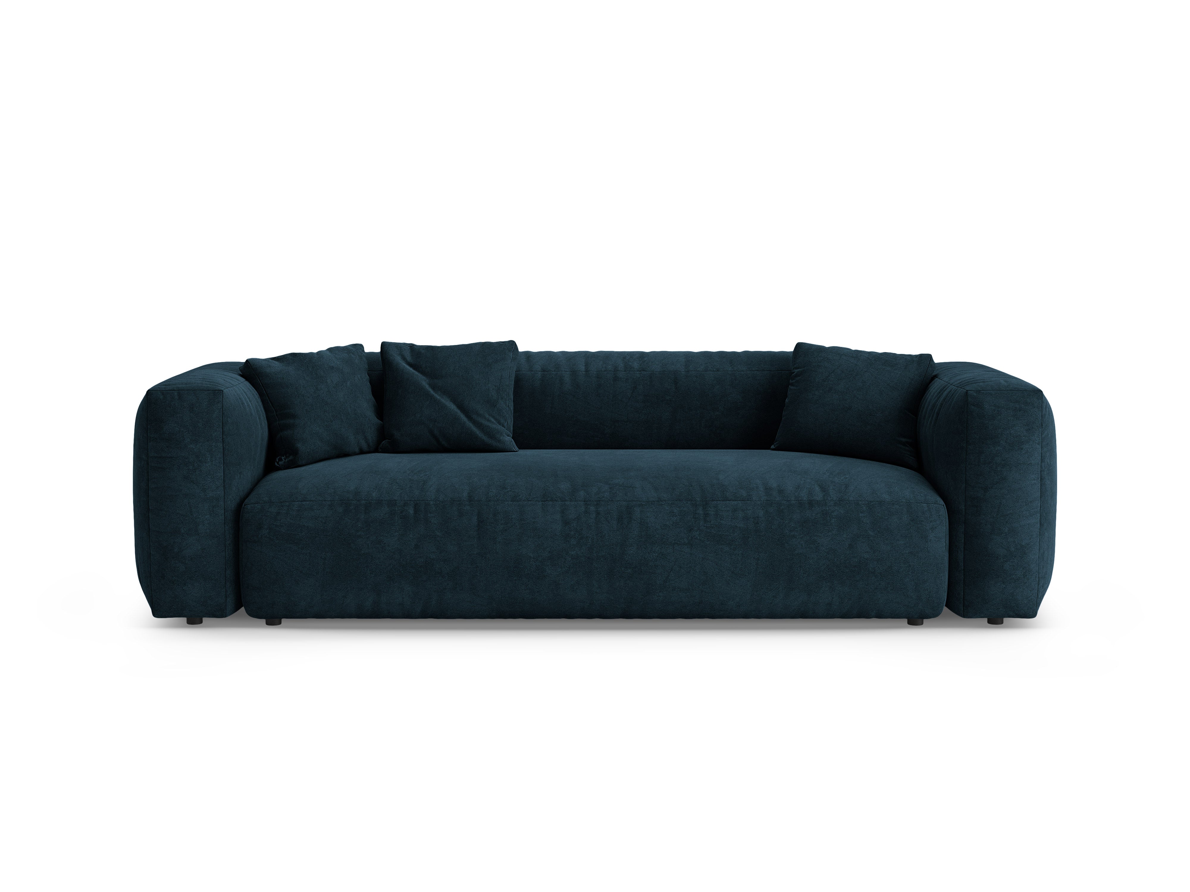 Sofa MARTINA 3-Sitzer mit Schlaffunktion in tiefem Petrol