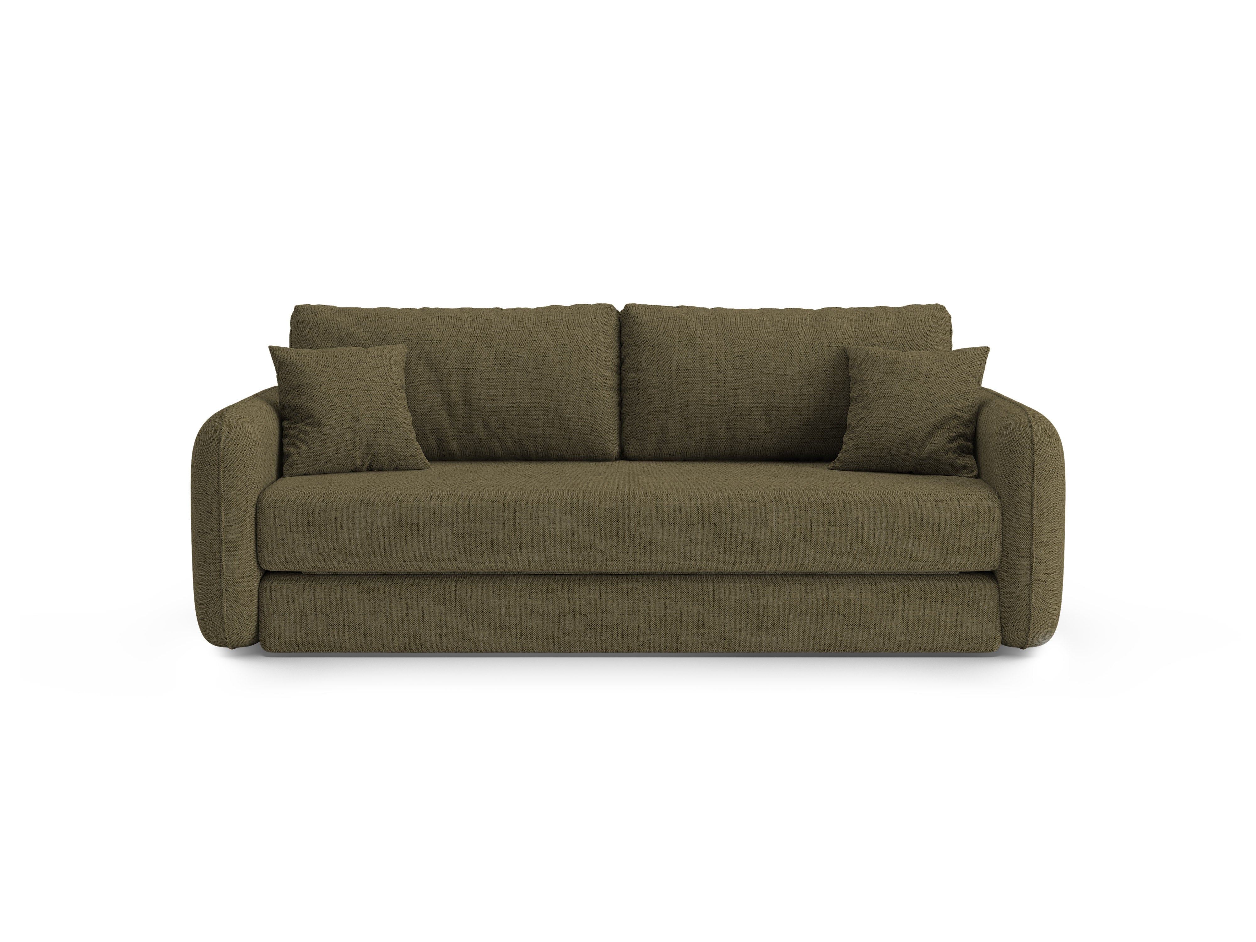3-Seater Sofa with Sleeping Function DORMI Green