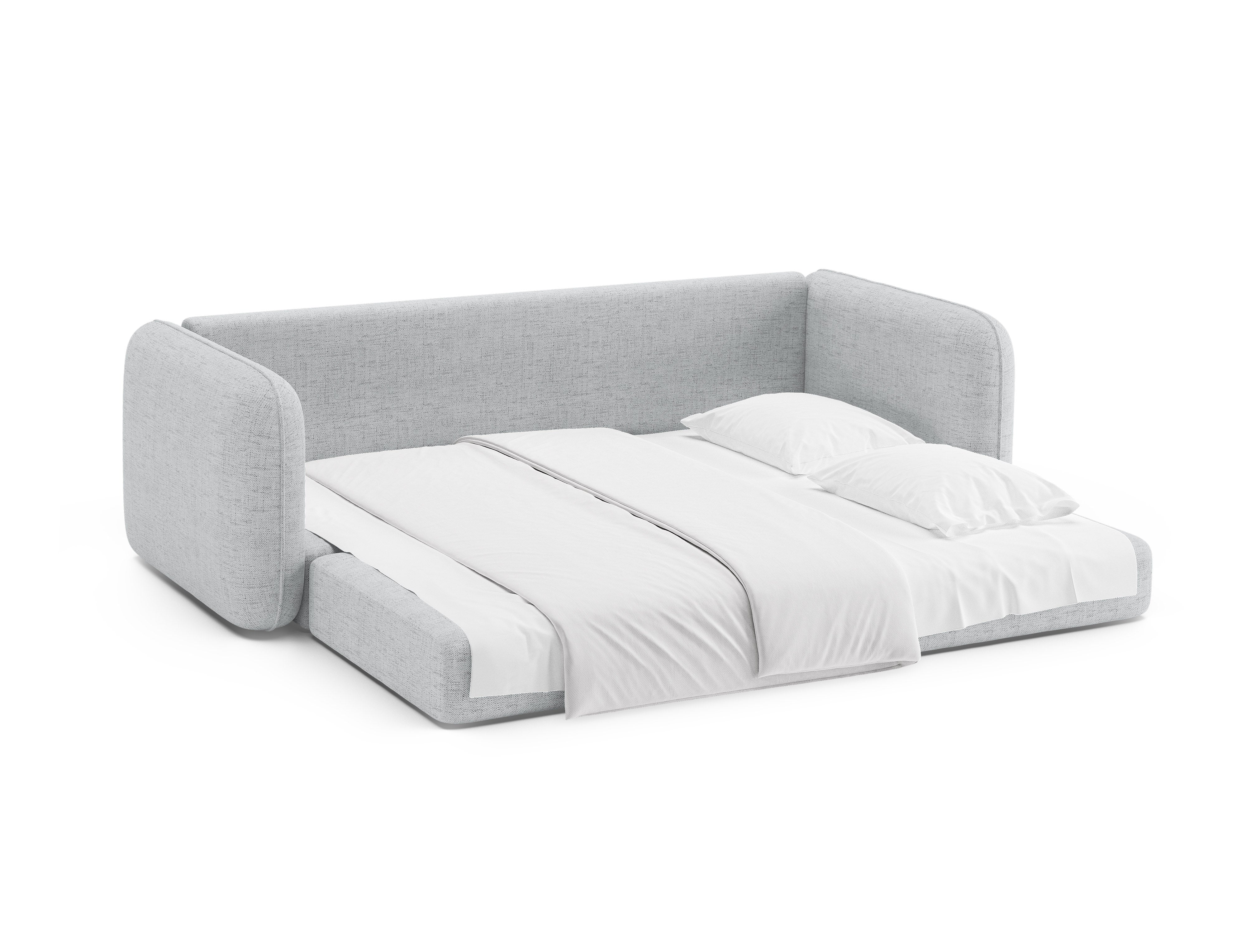 3-Seater Sofa with Sleeping Function DORMI Light Grey