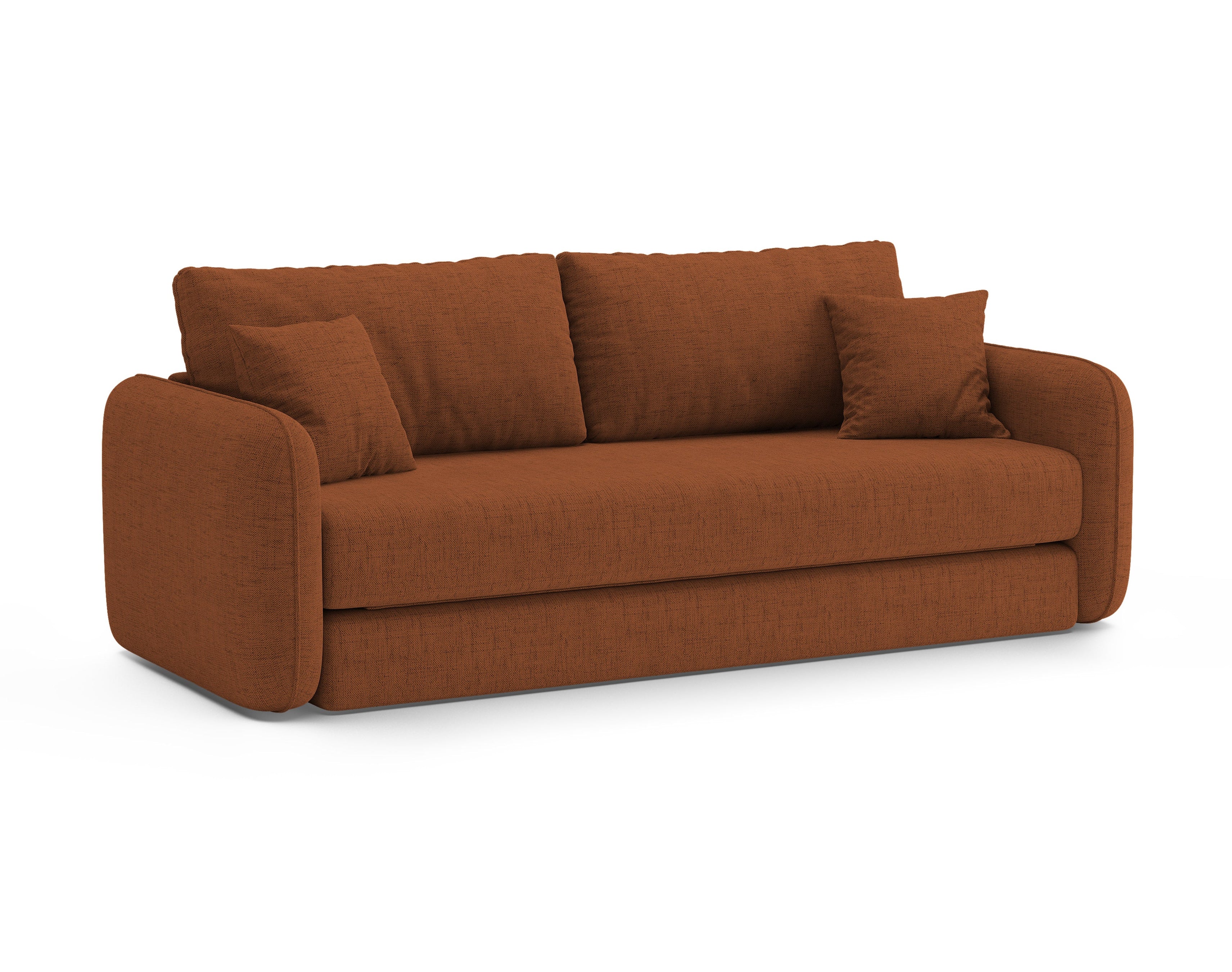 3-Seater Sofa with Sleeping Function DORMI Brick