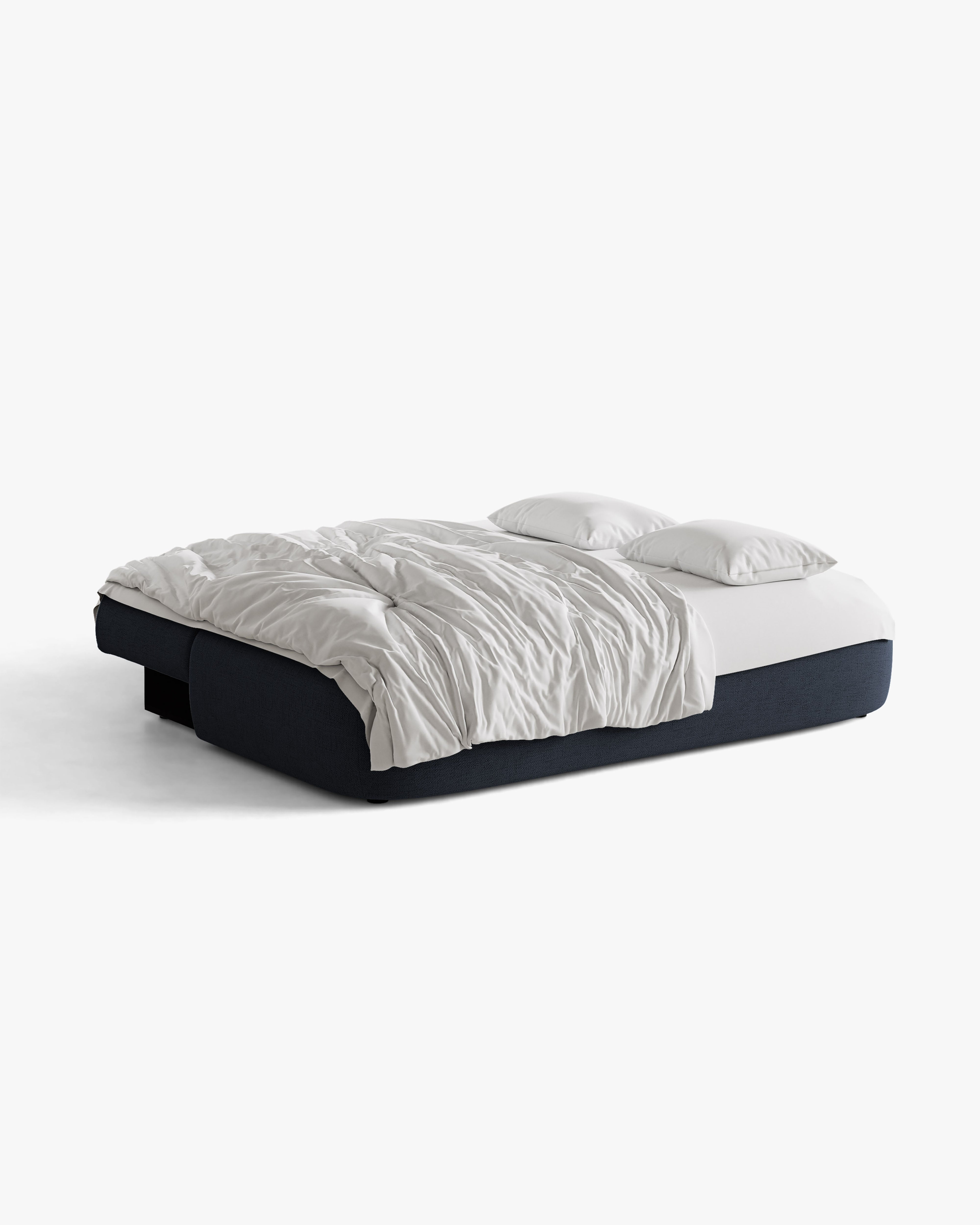 Sofa voor 3 personen met slaapfunctie HENA koninklijk blauw