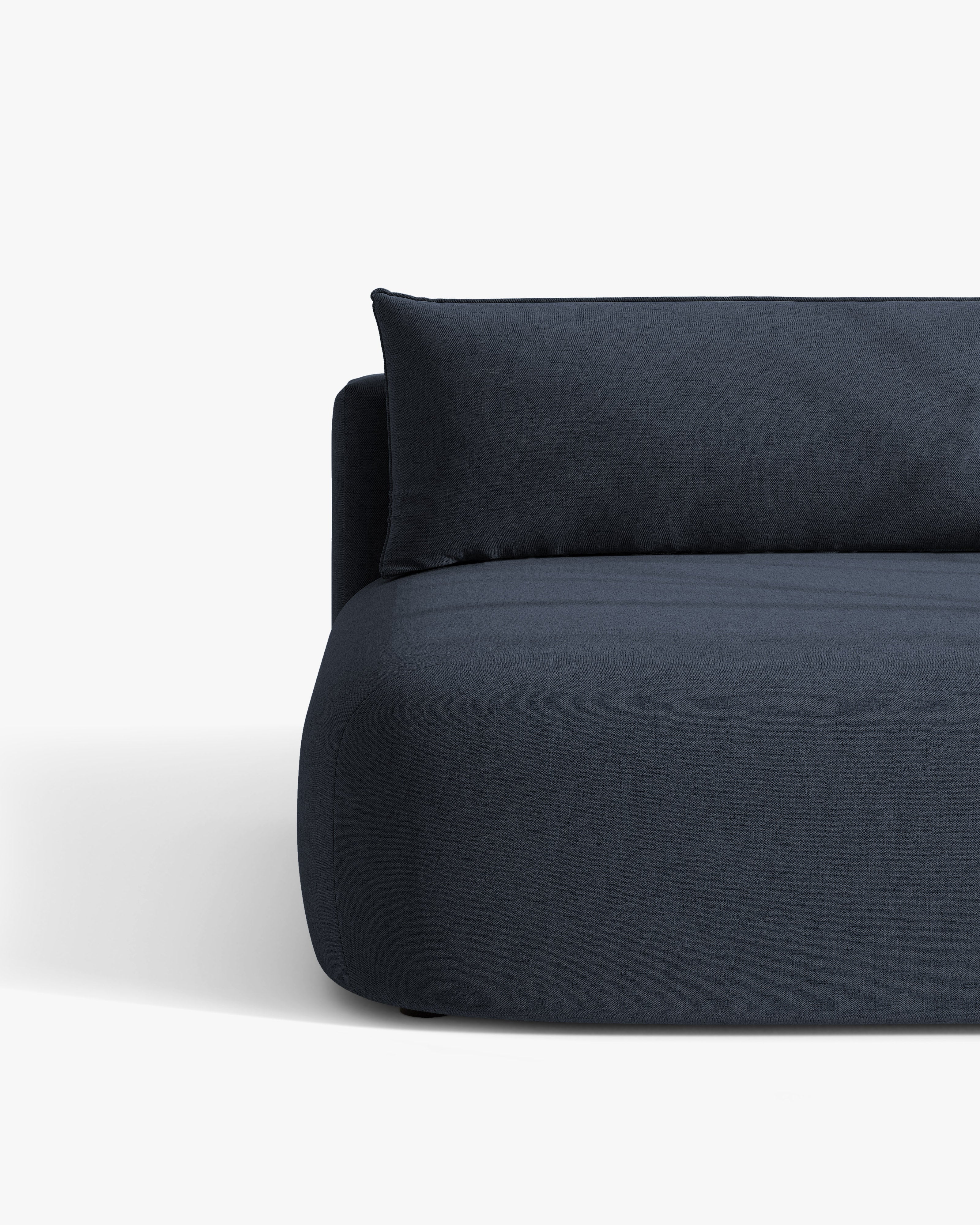 Sofa voor 3 personen met slaapfunctie HENA koninklijk blauw