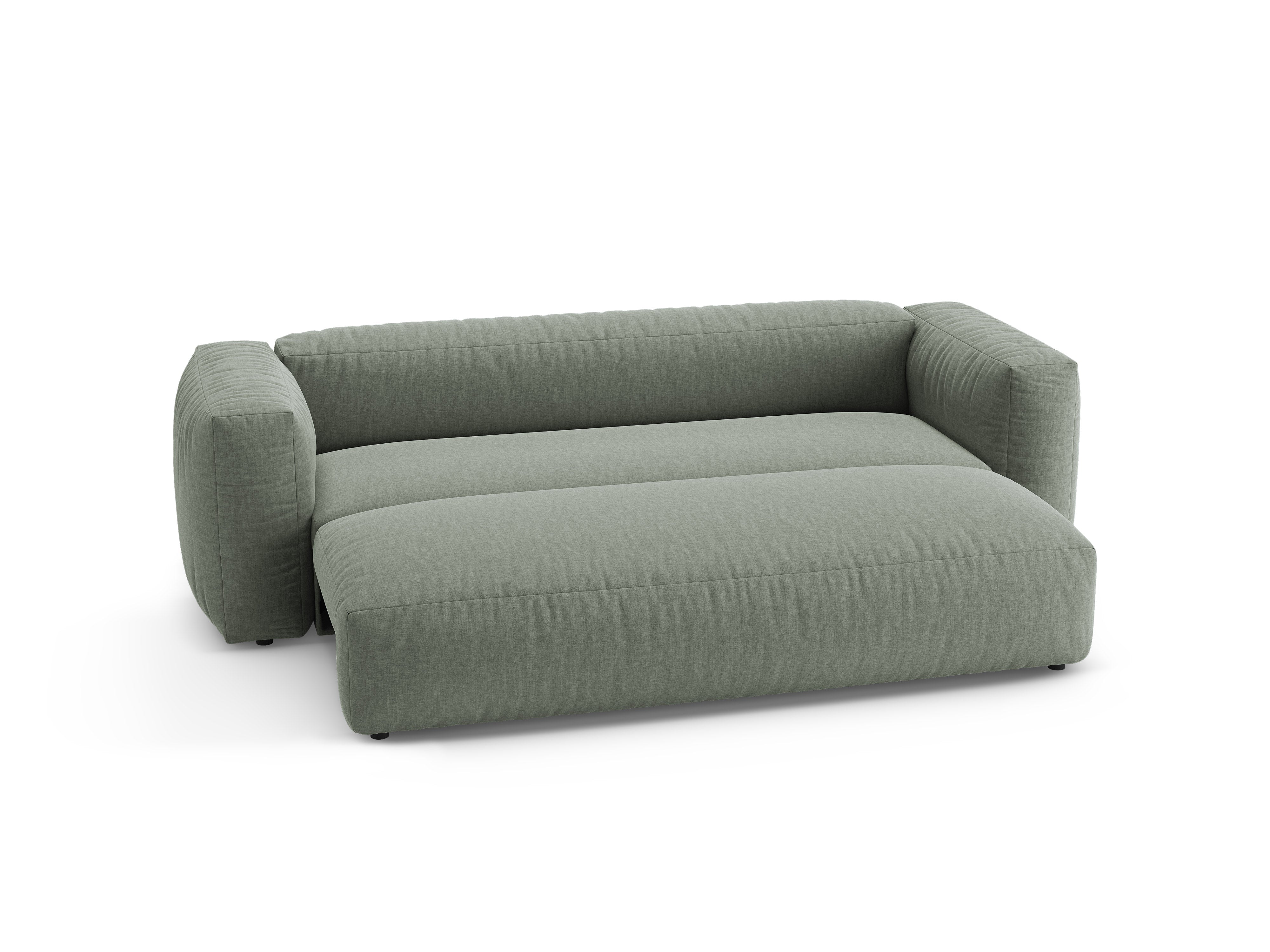 Sofa 3-zits met slaapfunctie MARTINA mosgroen