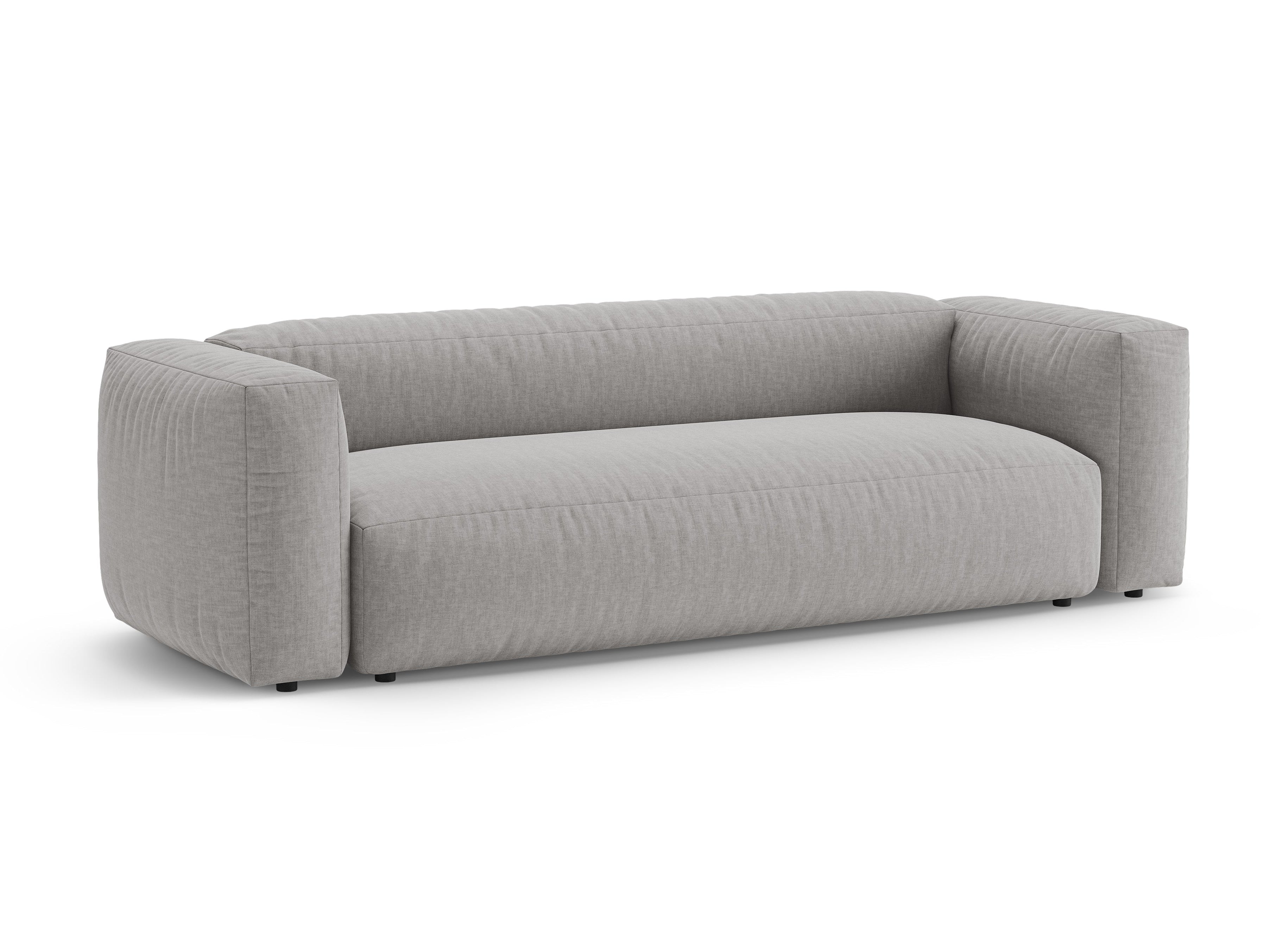 Sofa 3-zits met slaapfunctie MARTINA lichtgrijs