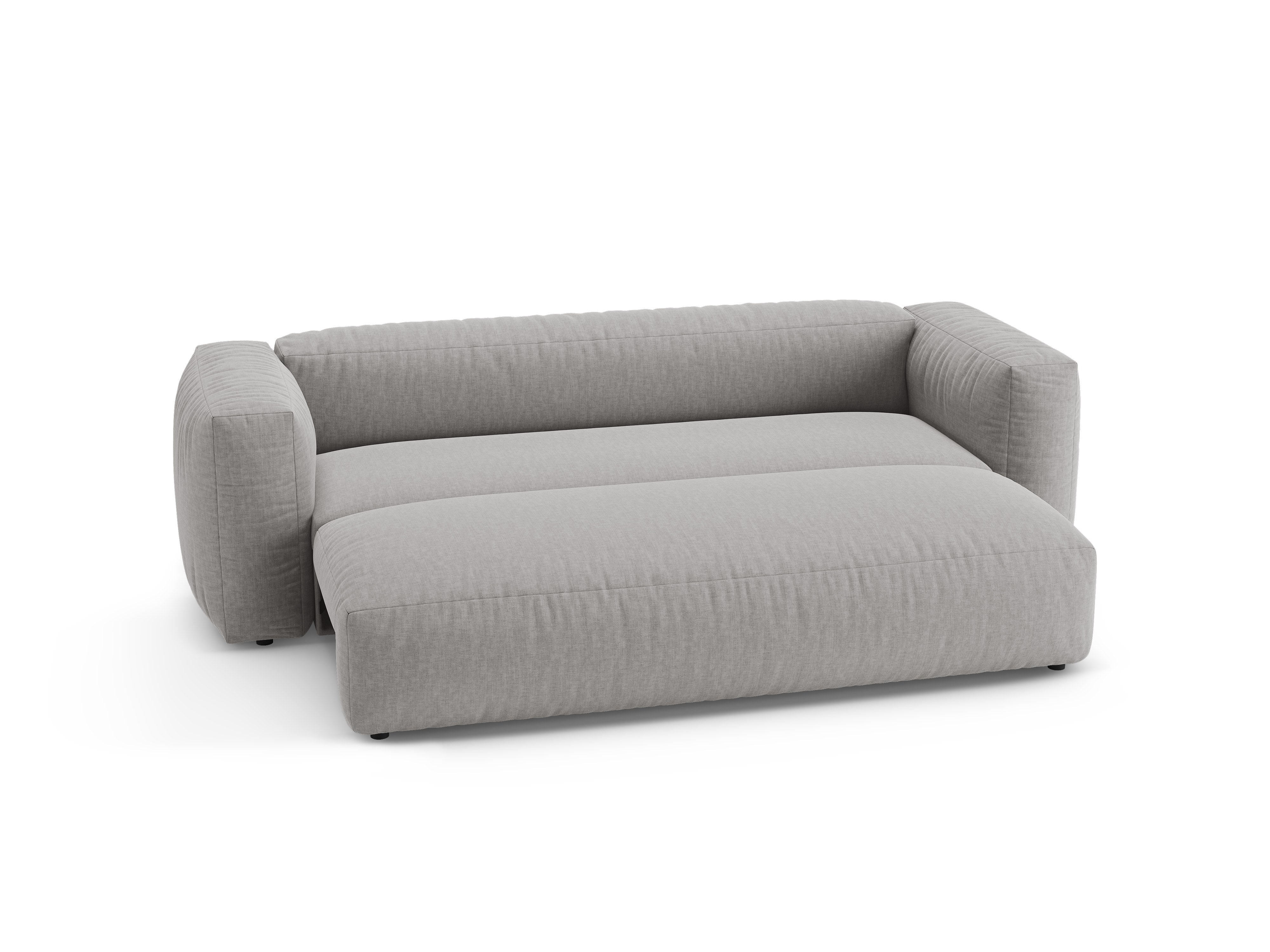 Sofa 3-zits met slaapfunctie MARTINA lichtgrijs