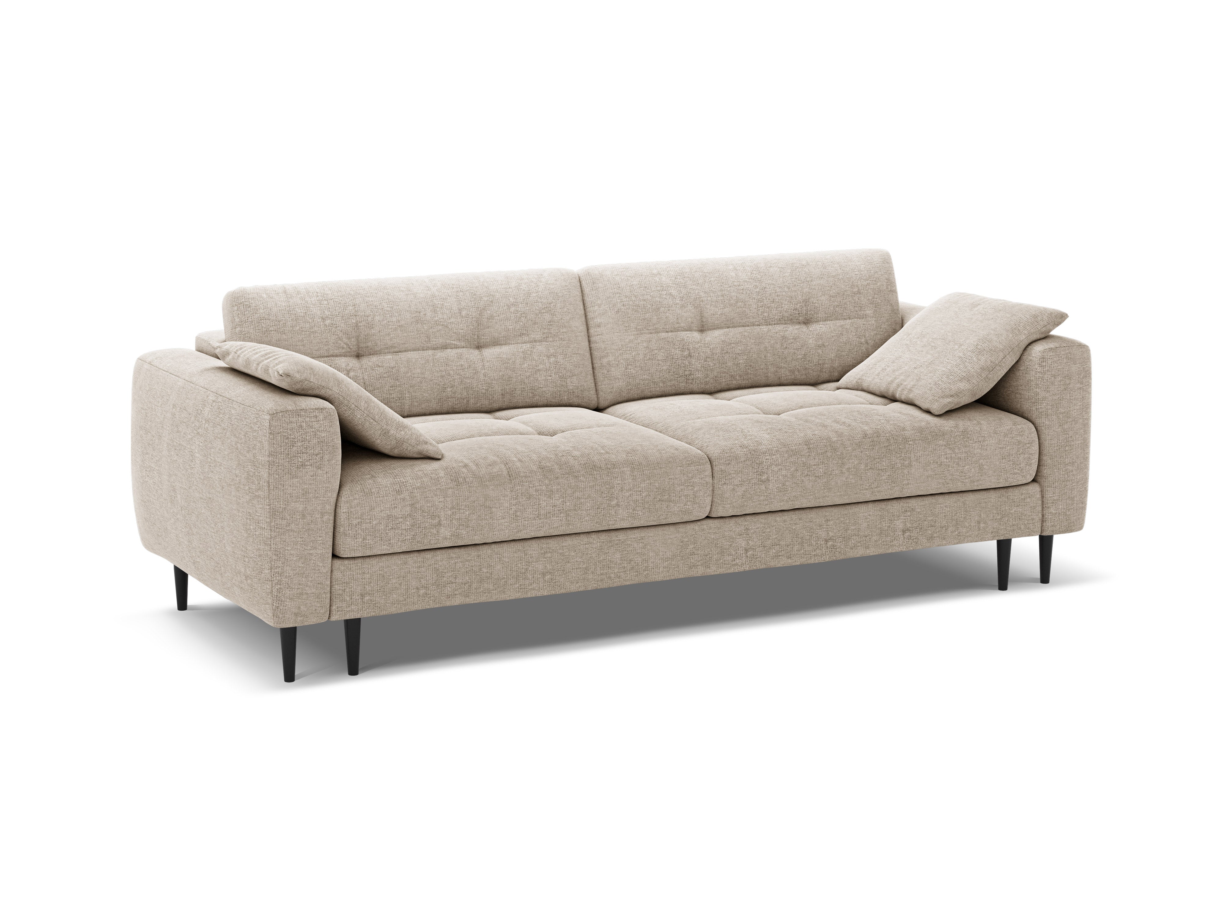 Sofa 3-sitzig mit Schlaffunktion BEMY beige