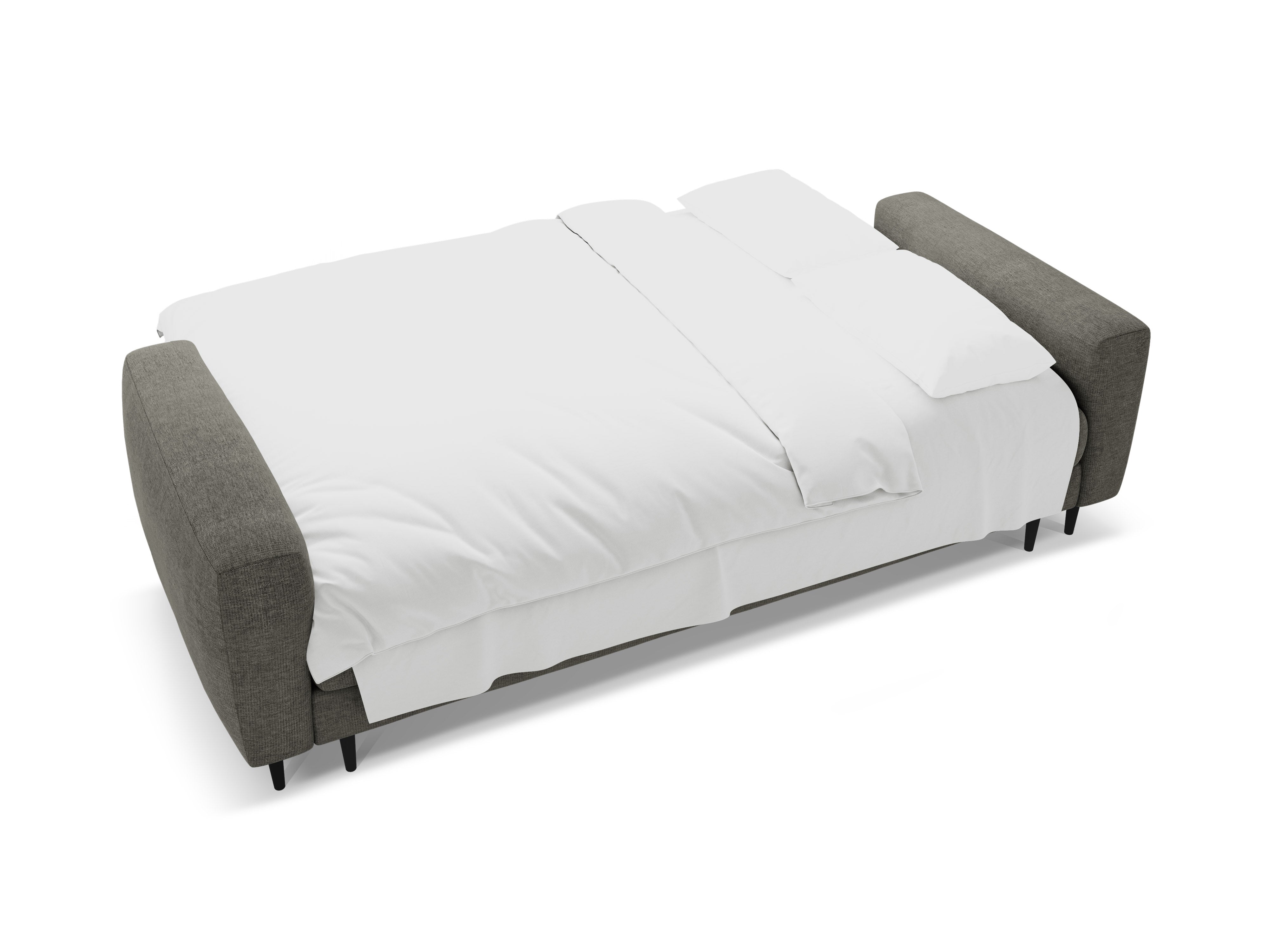 Sofa 3-Sitzer mit Schlaffunktion BEMY grau