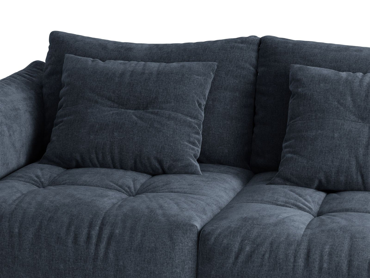 Sofa 3-osobowa z funkcją spania BLOOM granatowy – ujęcie 7