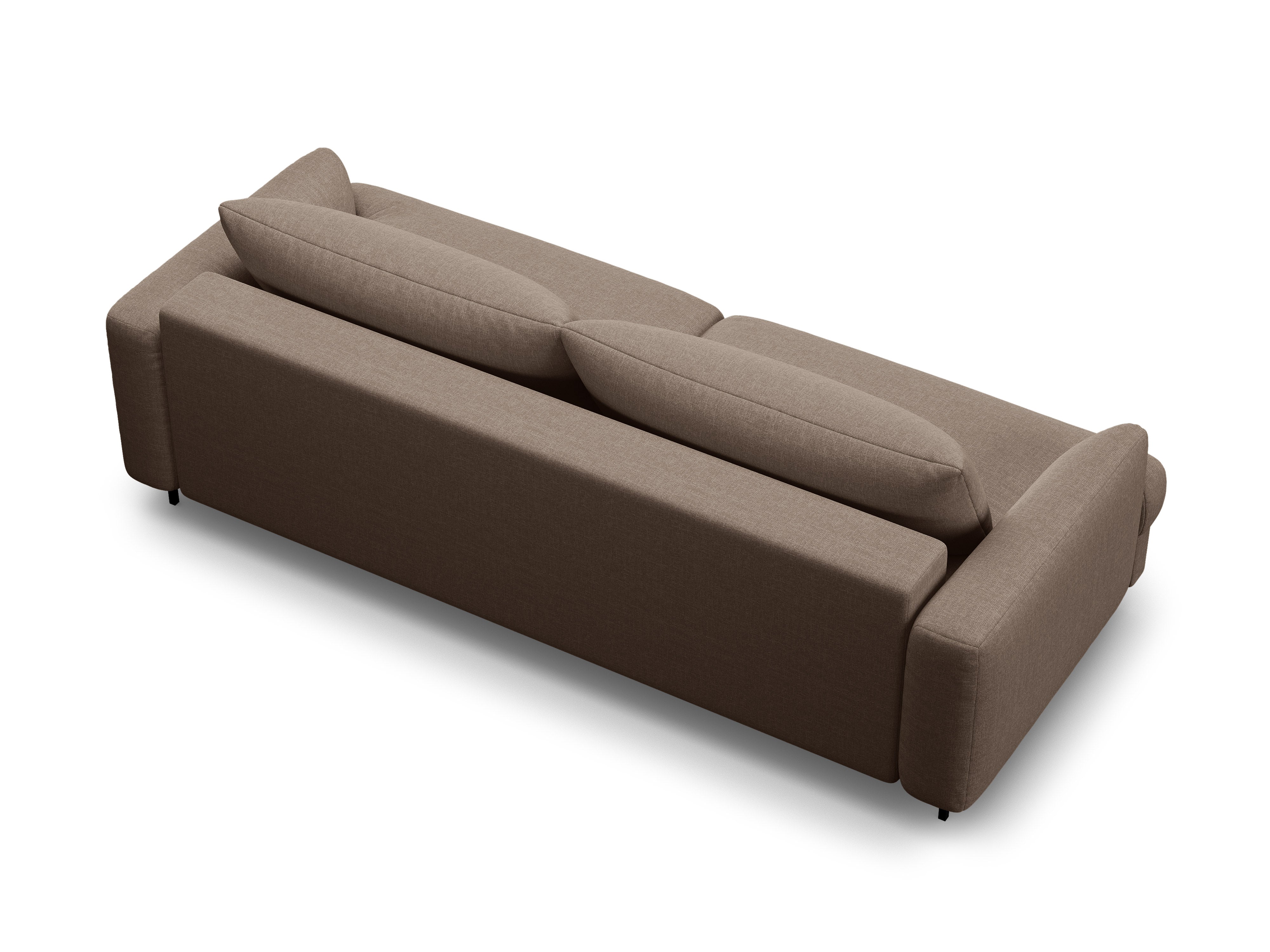 Sofa 3-zits met slaapfunctie NAOMI cappuccino