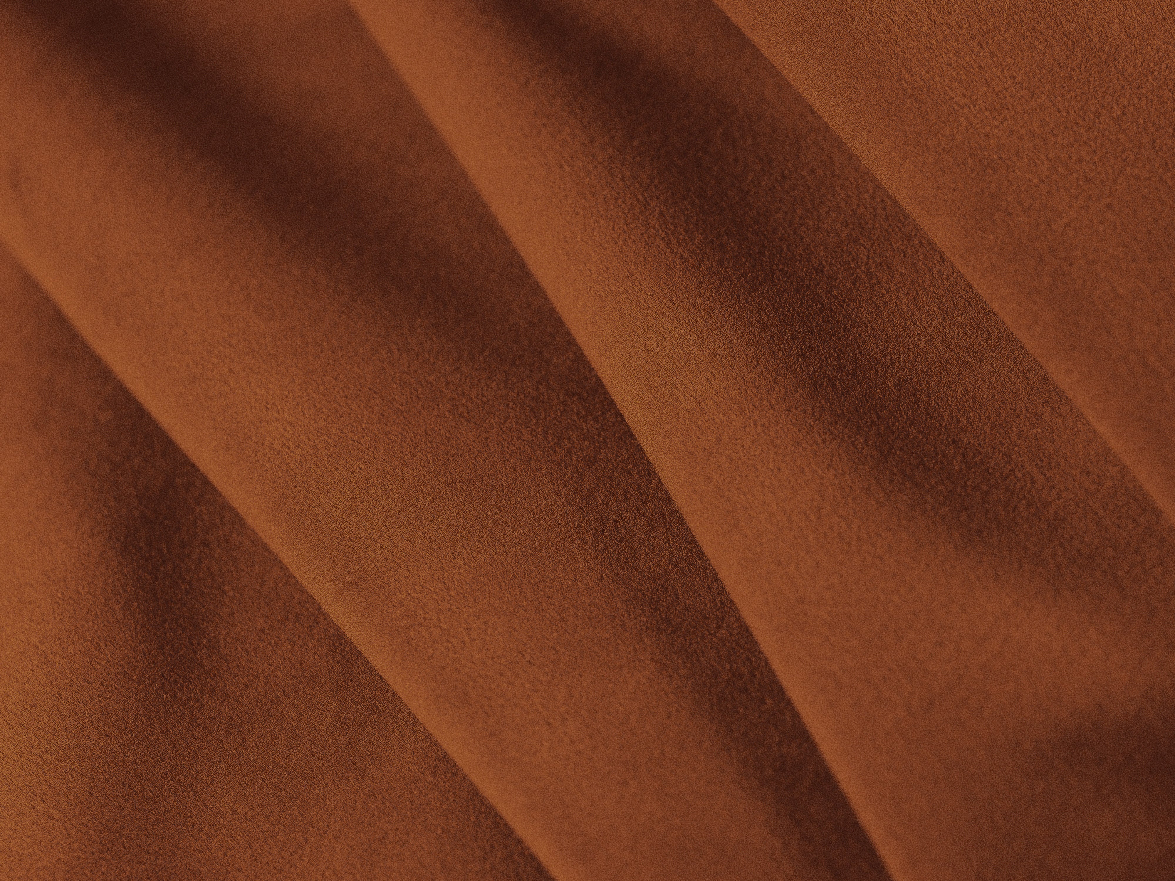 Velvet 3-Seater Sofa with Sleeping Function DORMI Terracotta