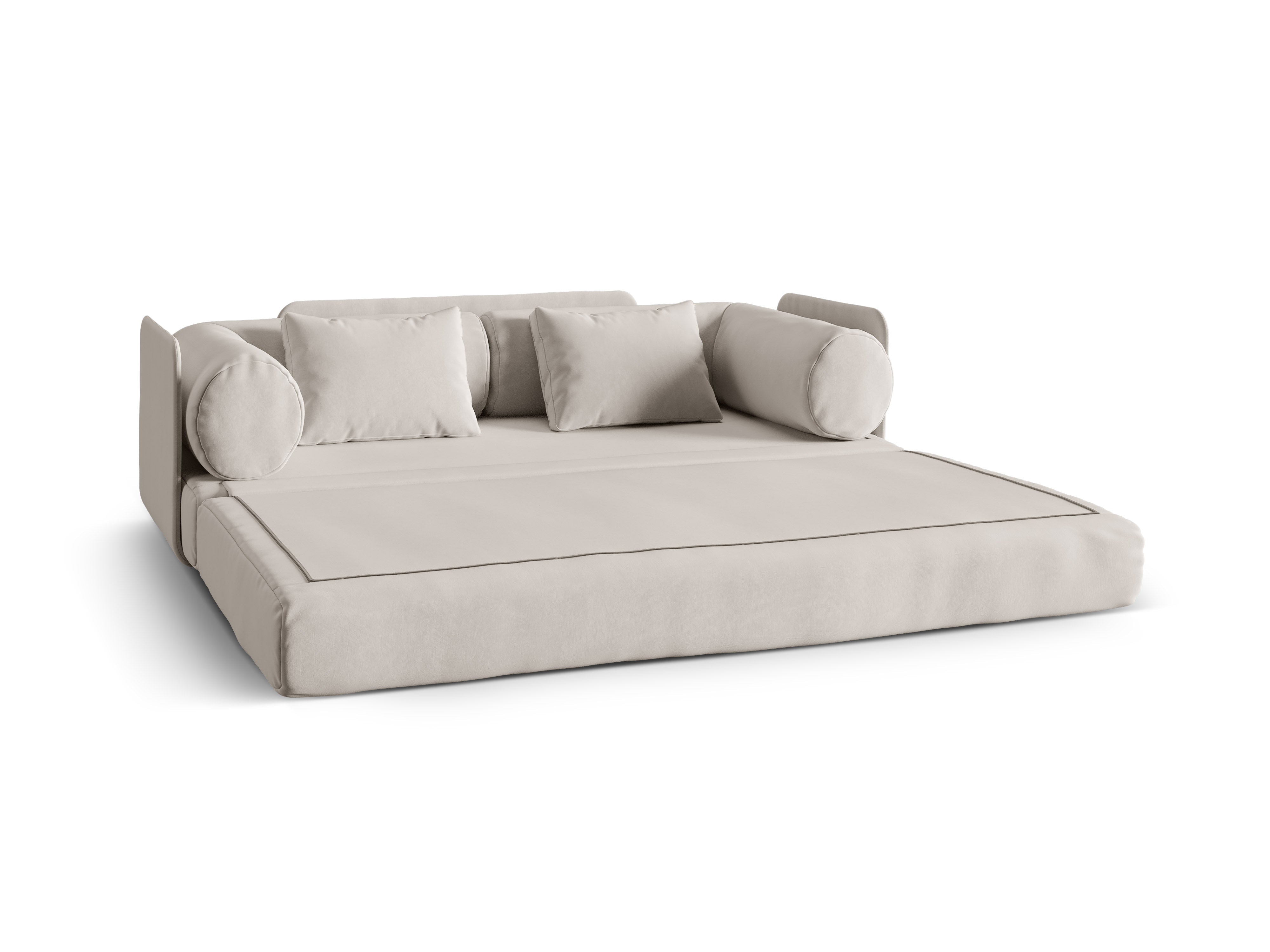 Sofa DREAMY 3-Sitzer mit Schlaffunktion in Beige