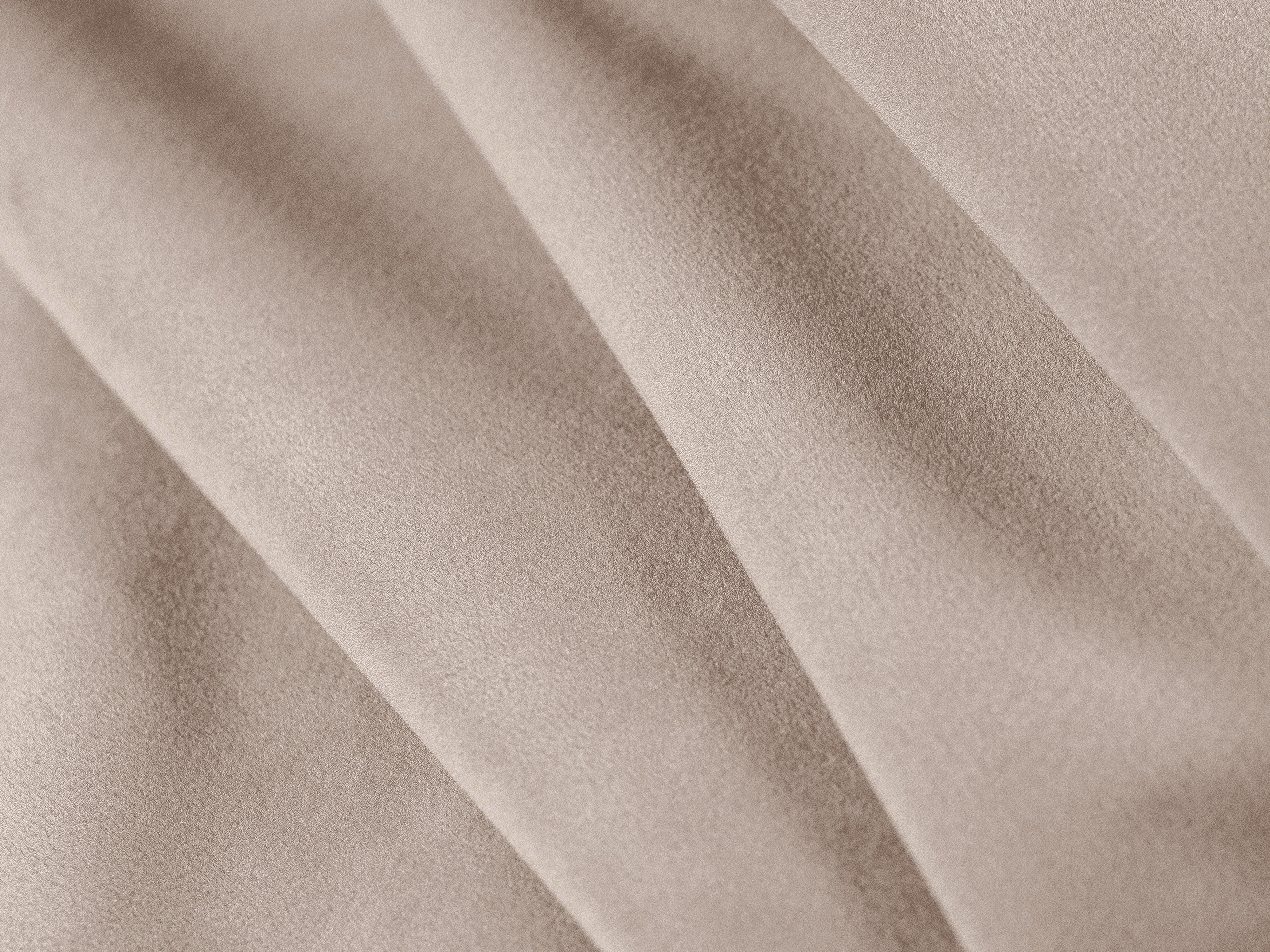 Beige 3-zits fluwelen bank met slaapfunctie GLORIA