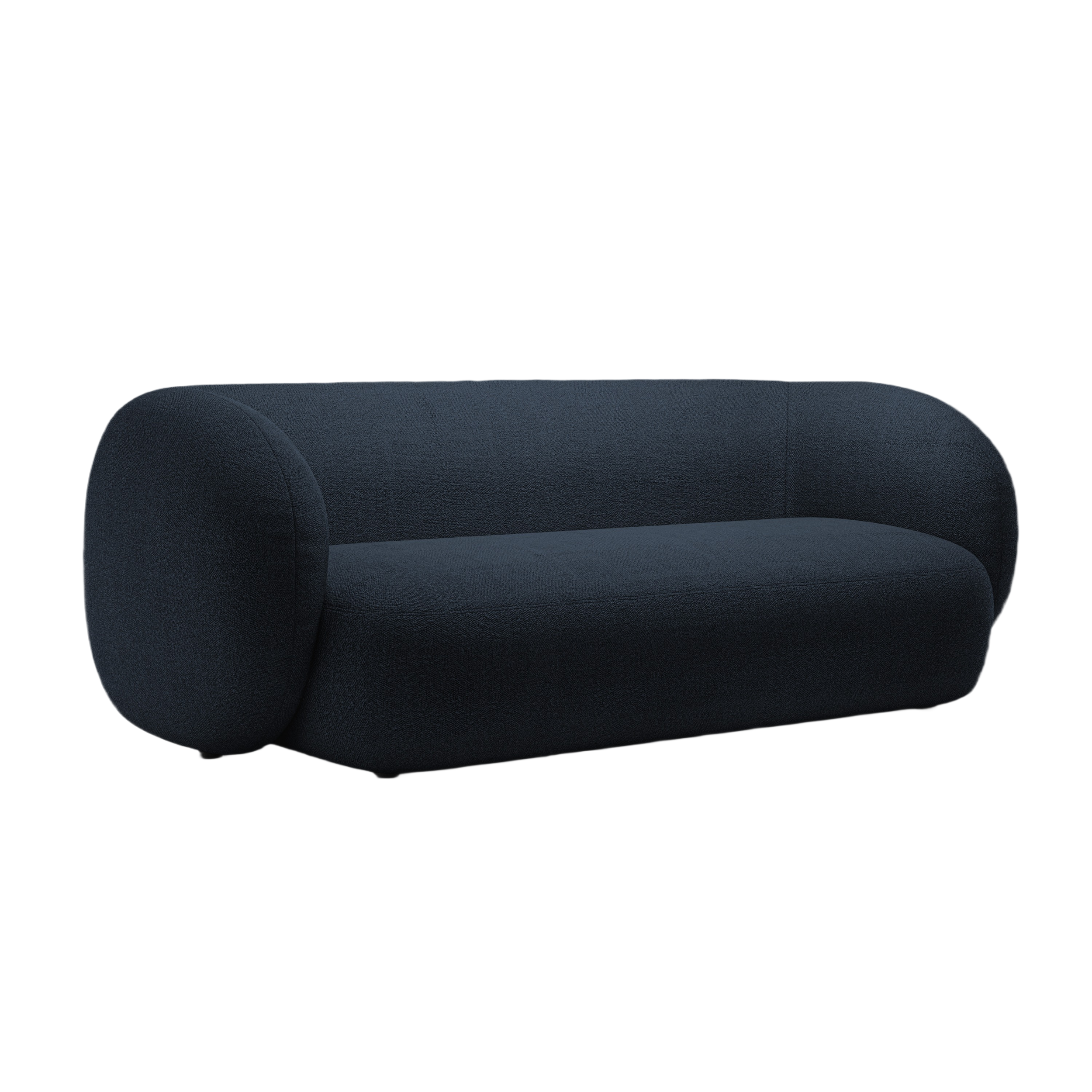 Sofa 3-zits KATE granietblauw boucle