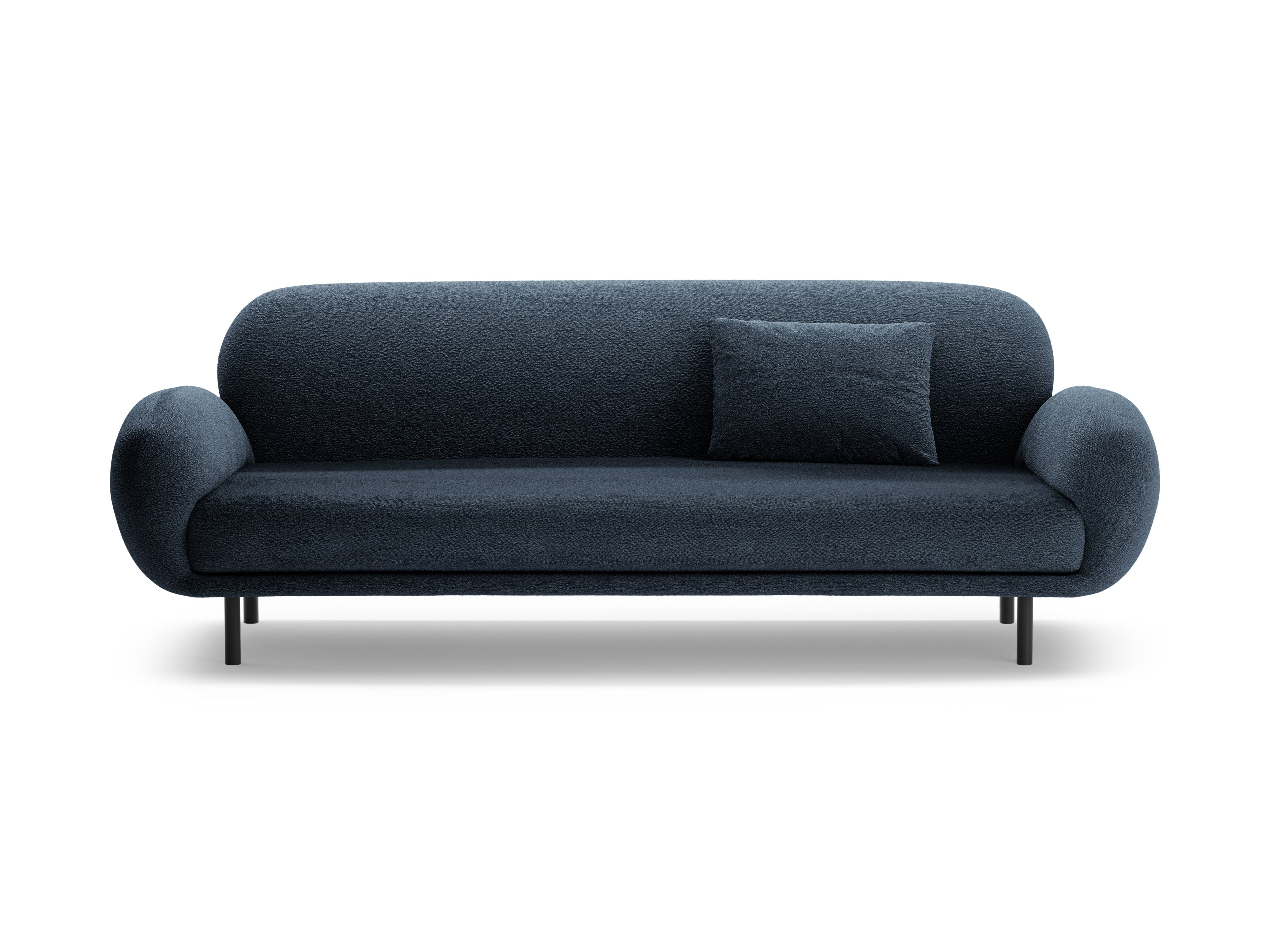 3-seater Sofa POPPY navy boucle